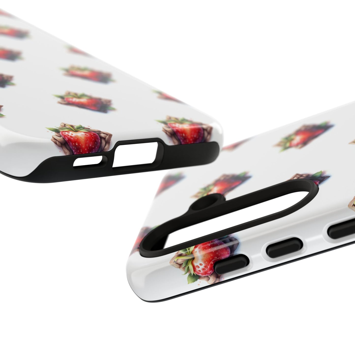 Strawberry Celtic Knot Phone Case, Cute Phone Cover, Gift for Her, Custom Smartphone Case, Funky Accessories, Valentine's Day Gift