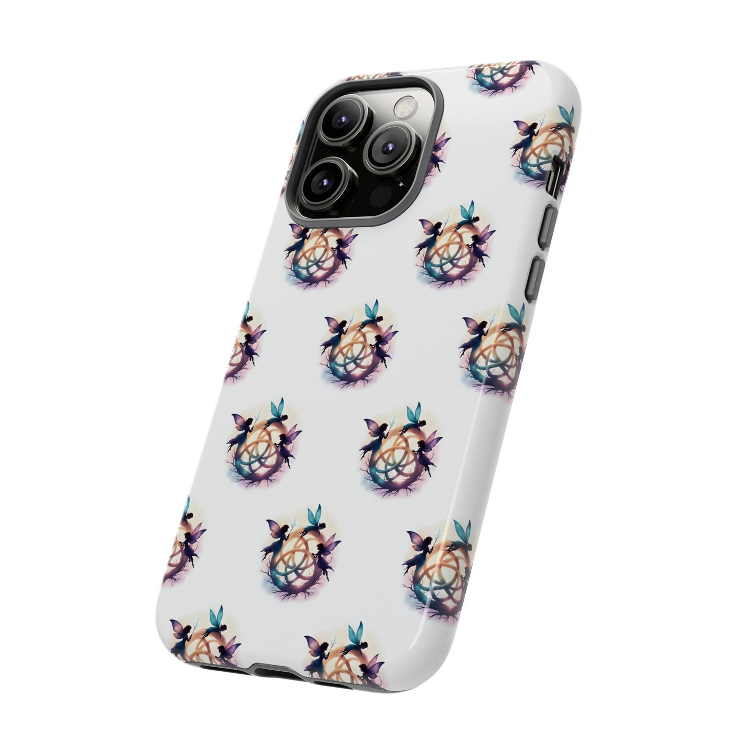 Tough Cases - Celtic Fairies Phone Case, Colorful Phone Cover, Fairy Lover Gift, Trendy Smartphone Accessory