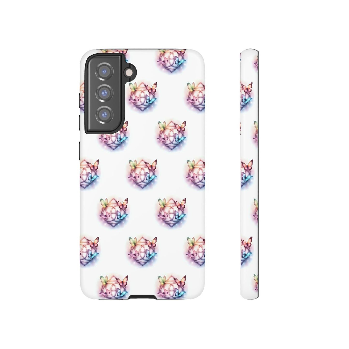 Colorful Butterflies Phone Case, Tough Cases, Cute Butterfly Lover Gift, Trendy Phone Cover, Nature Print Case - Celtic Scents