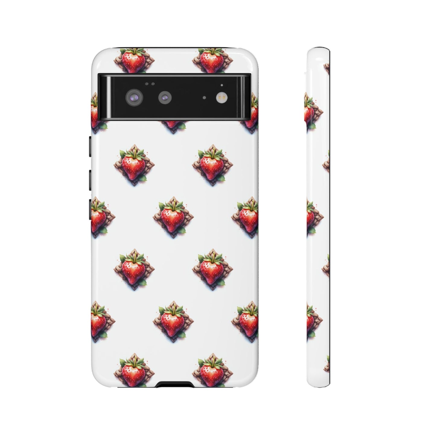 Strawberry Celtic Knot Phone Case, Cute Phone Cover, Gift for Her, Custom Smartphone Case, Funky Accessories, Valentine's Day Gift - Celtic Scents