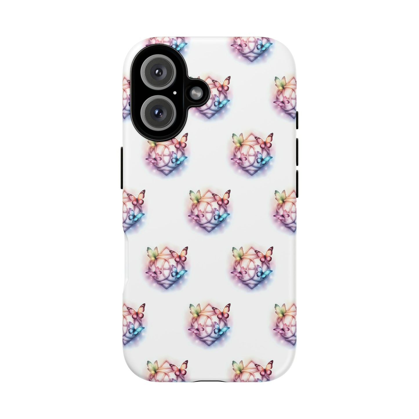 Colorful Butterflies Phone Case, Tough Cases, Cute Butterfly Lover Gift, Trendy Phone Cover, Nature Print Case