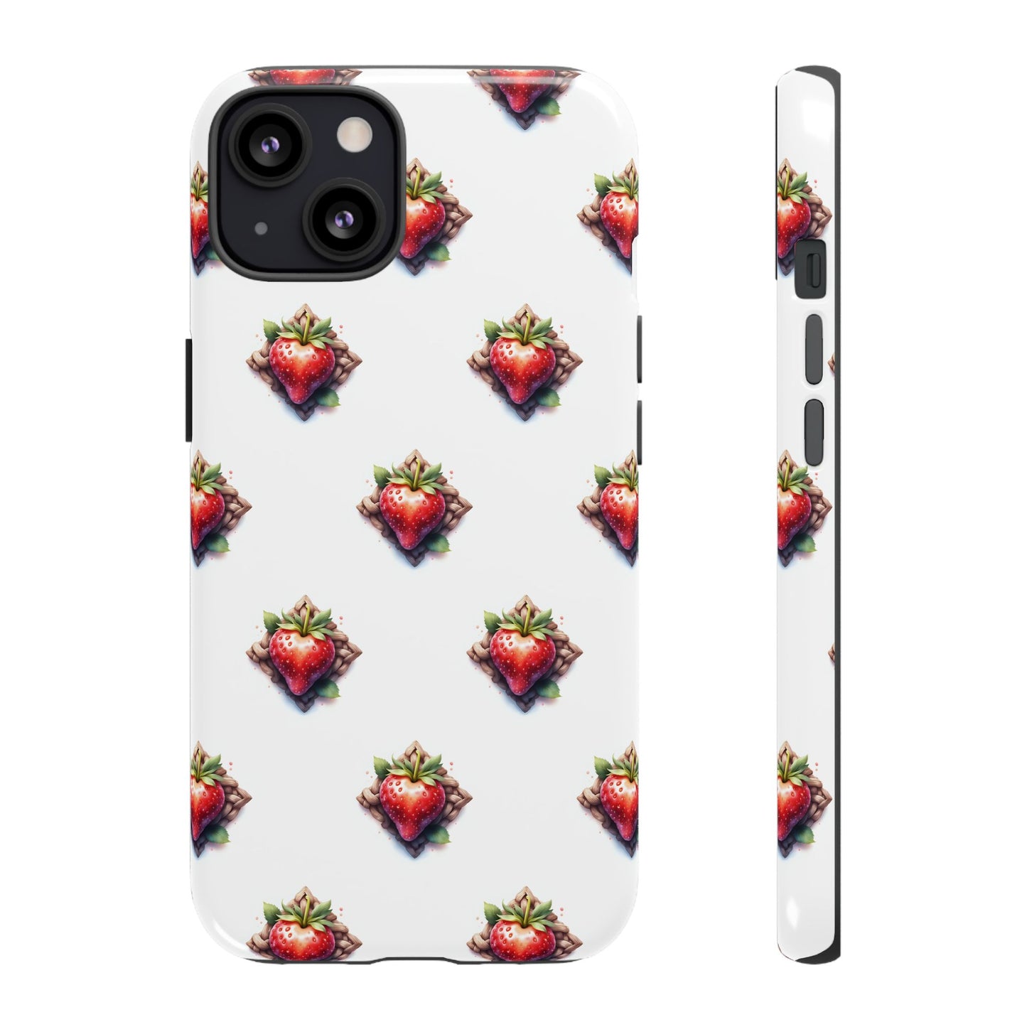 Strawberry Celtic Knot Phone Case, Cute Phone Cover, Gift for Her, Custom Smartphone Case, Funky Accessories, Valentine's Day Gift - Celtic Scents