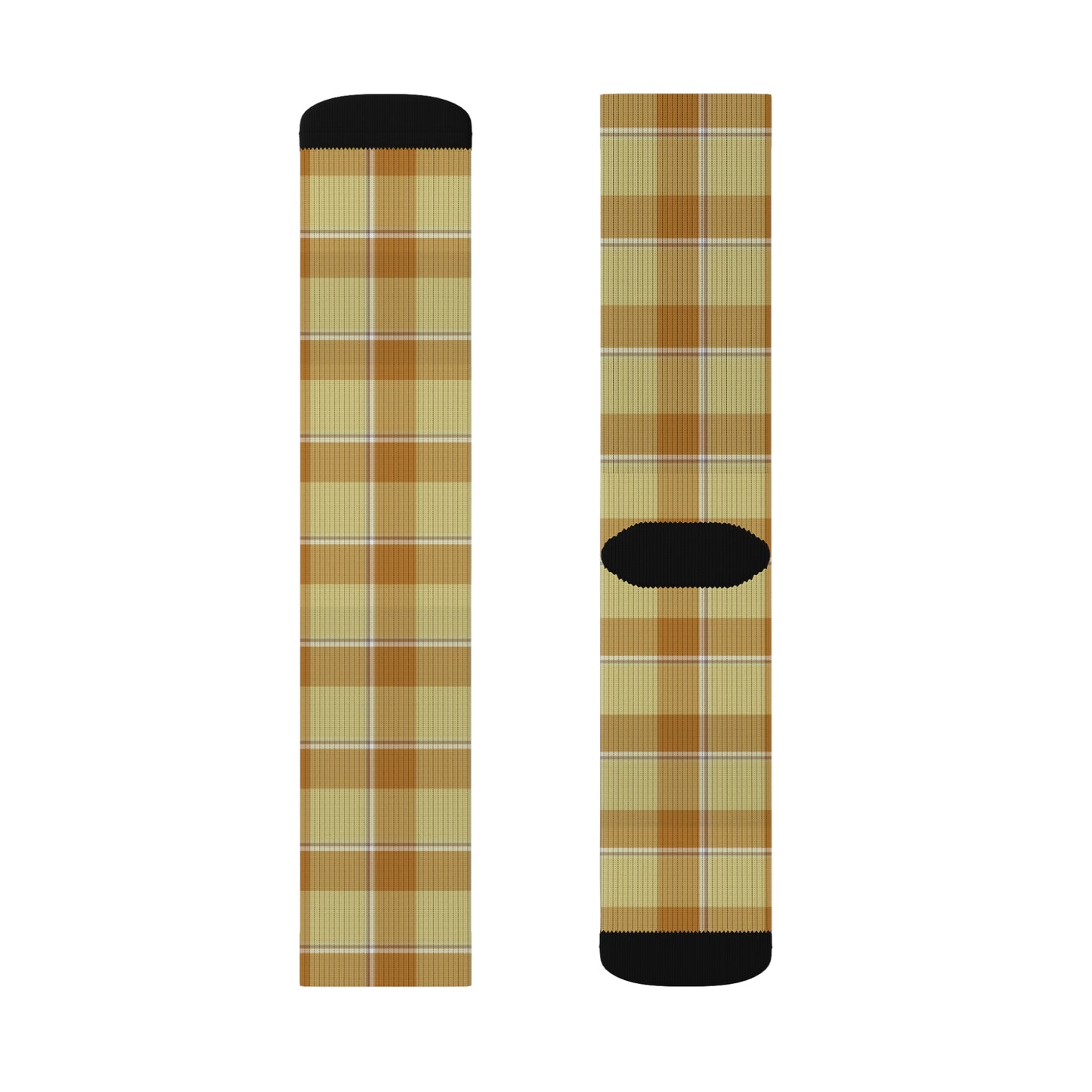 Stylish Plaid Sublimation Socks, Cozy Fashion, Gift for Sock Lovers - Celtic Scents