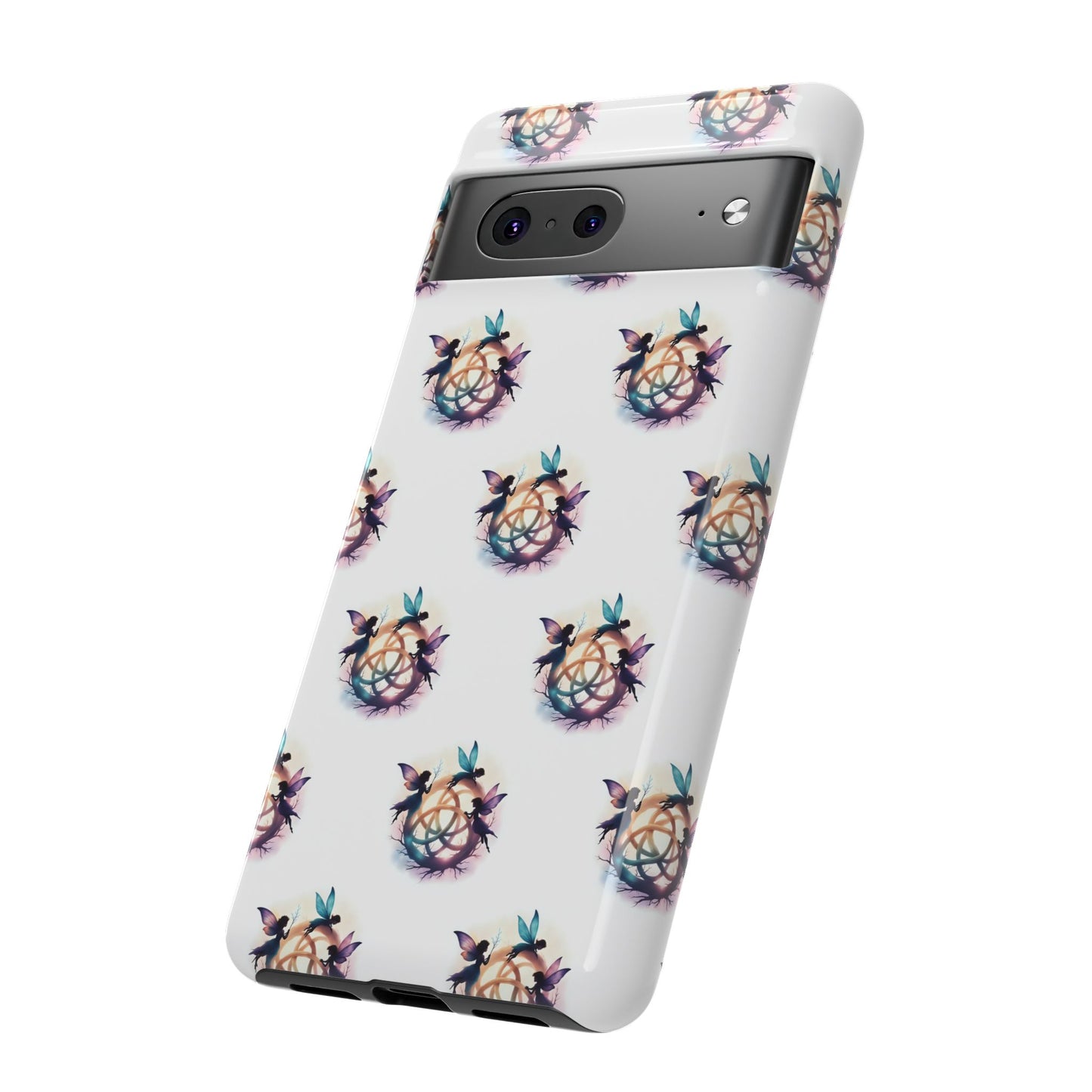 Tough Cases - Celtic Fairies Phone Case, Colorful Phone Cover, Fairy Lover Gift, Trendy Smartphone Accessory