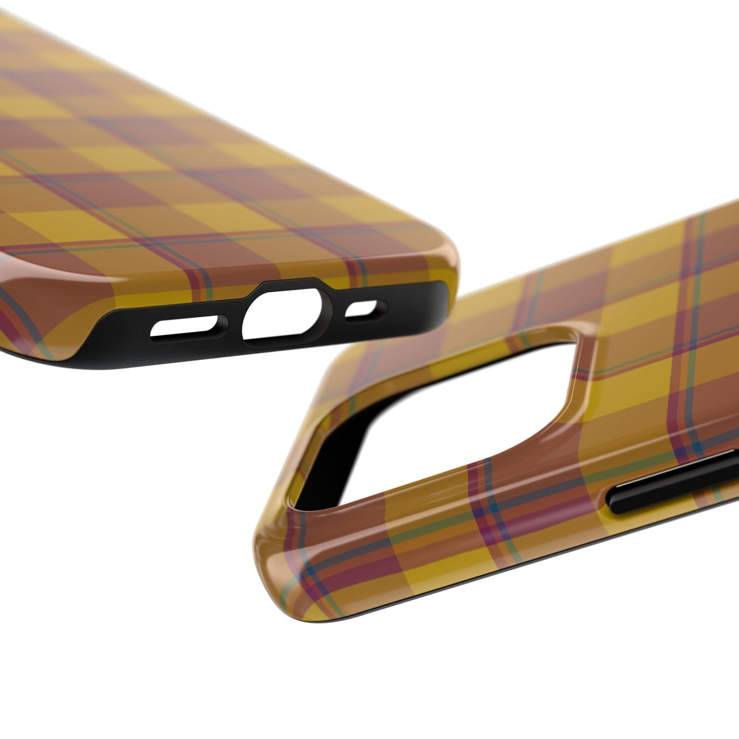 Plaid Tough Phone Case, Durable Phone Cover, Fall Inspired Accessory, Gift for Her, Stylish Cell Phone Protector - Celtic Scents