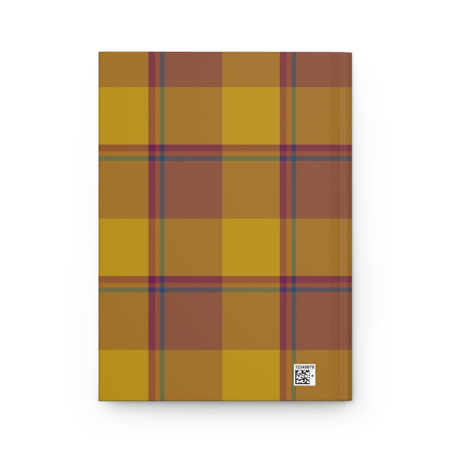 Stylish Personalized Hardcover Journal, Plaid Notebook, Custom Gift for Writers, Planners, Students, Everyday Use - Celtic Scents
