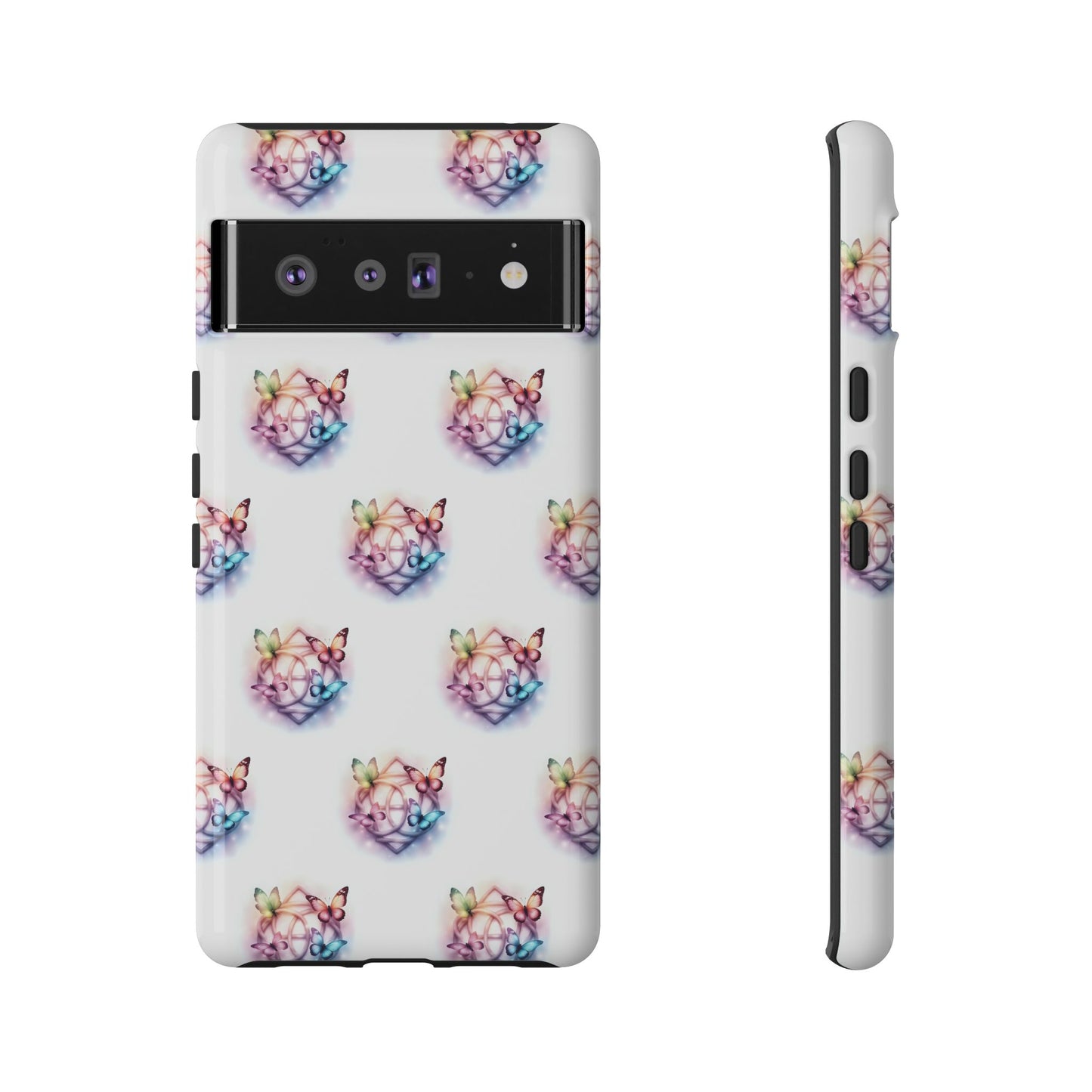 Colorful Butterflies Phone Case, Tough Cases, Cute Butterfly Lover Gift, Trendy Phone Cover, Nature Print Case - Celtic Scents