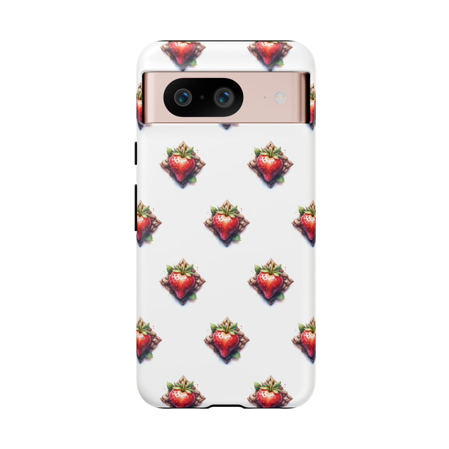 Strawberry Celtic Knot Phone Case, Cute Phone Cover, Gift for Her, Custom Smartphone Case, Funky Accessories, Valentine's Day Gift