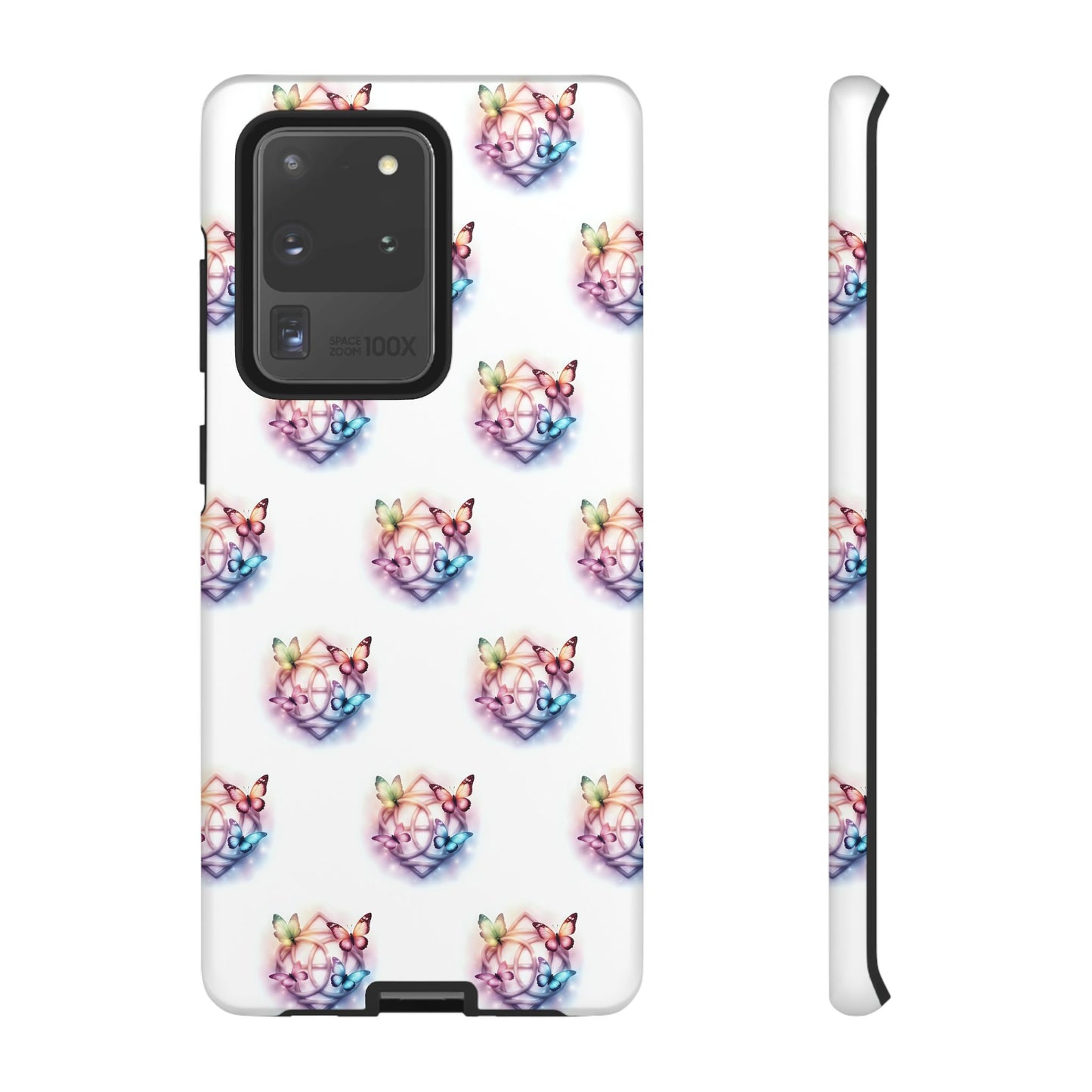 Colorful Butterflies Phone Case, Tough Cases, Cute Butterfly Lover Gift, Trendy Phone Cover, Nature Print Case - Celtic Scents