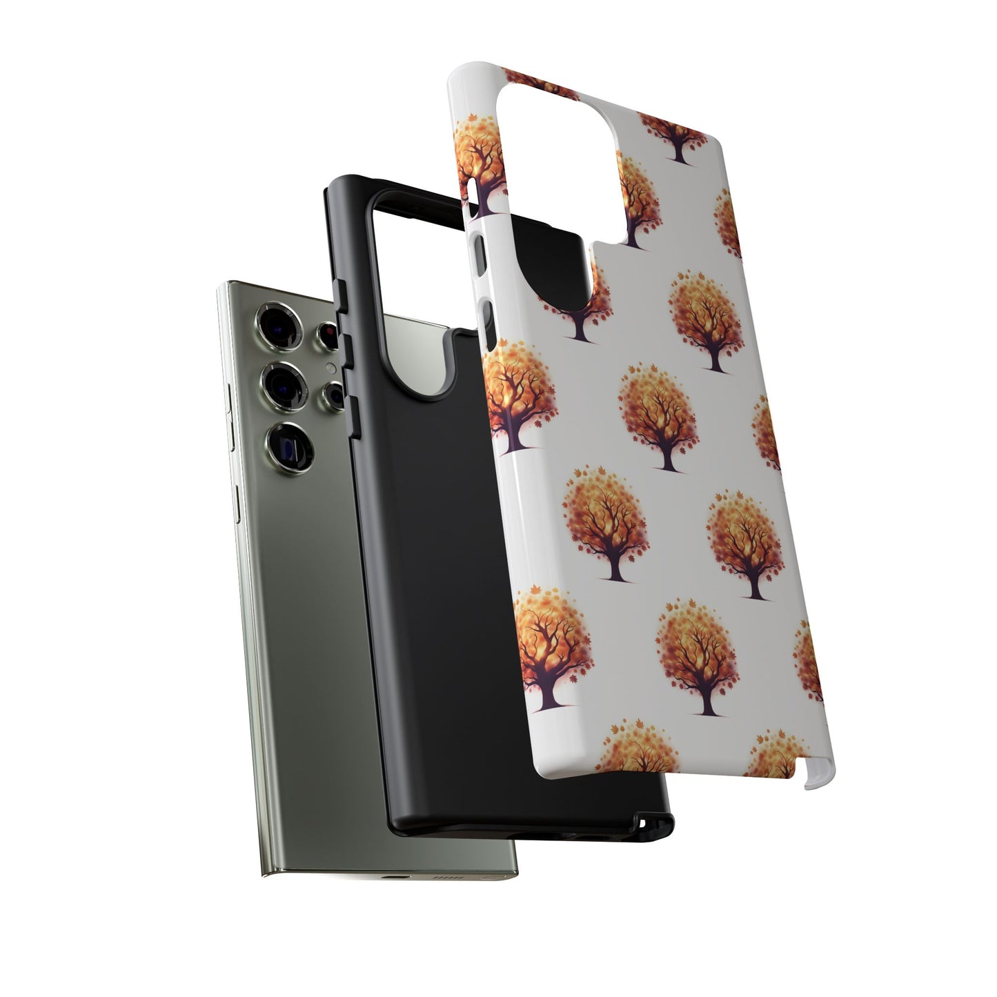 Autumn Tree Phone Case, Fall Phone Cover, Nature Inspired Case, Gift for Outdoorsy Friends, Seasonal Accessories, Eco-Friendly Phone Case