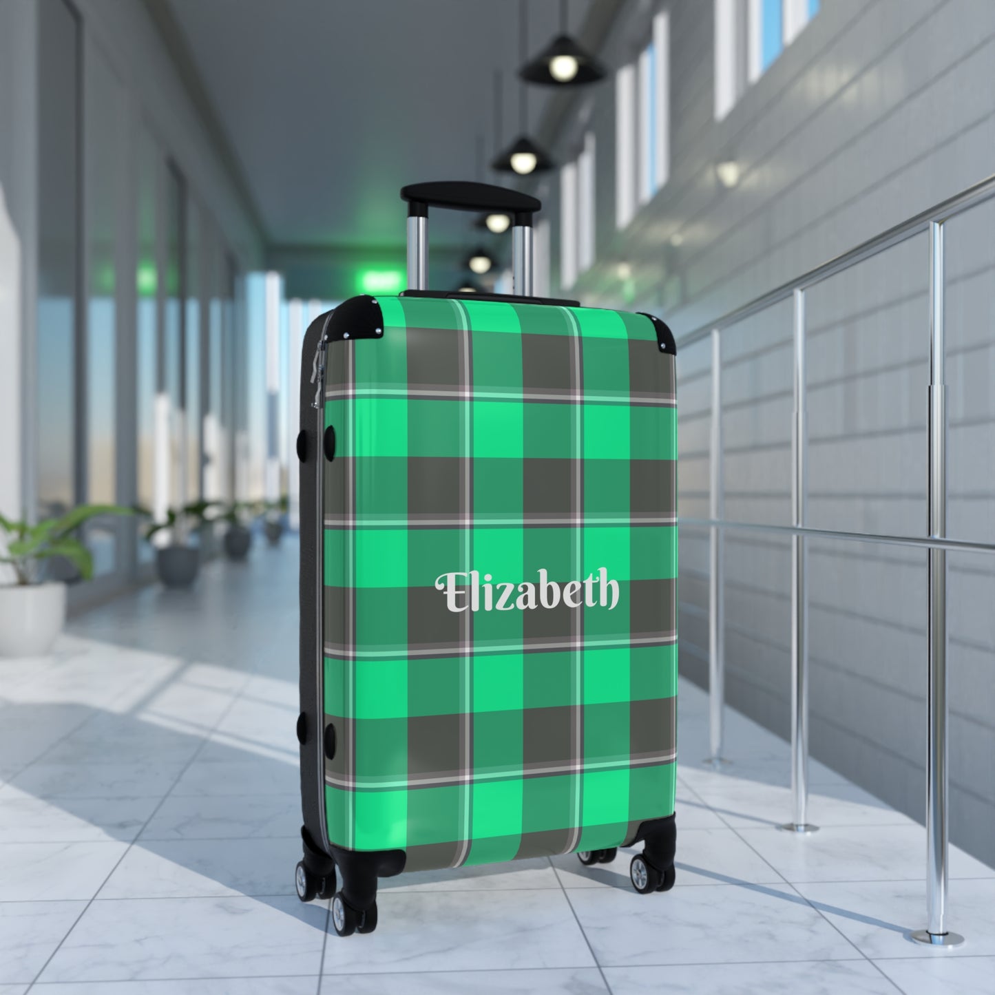 Personalized Travel Suitcase, Custom Luggage for Travelers, Stylish Carry-On, Unique Gift for Adventure, Monogrammed Bag - Celtic Scents