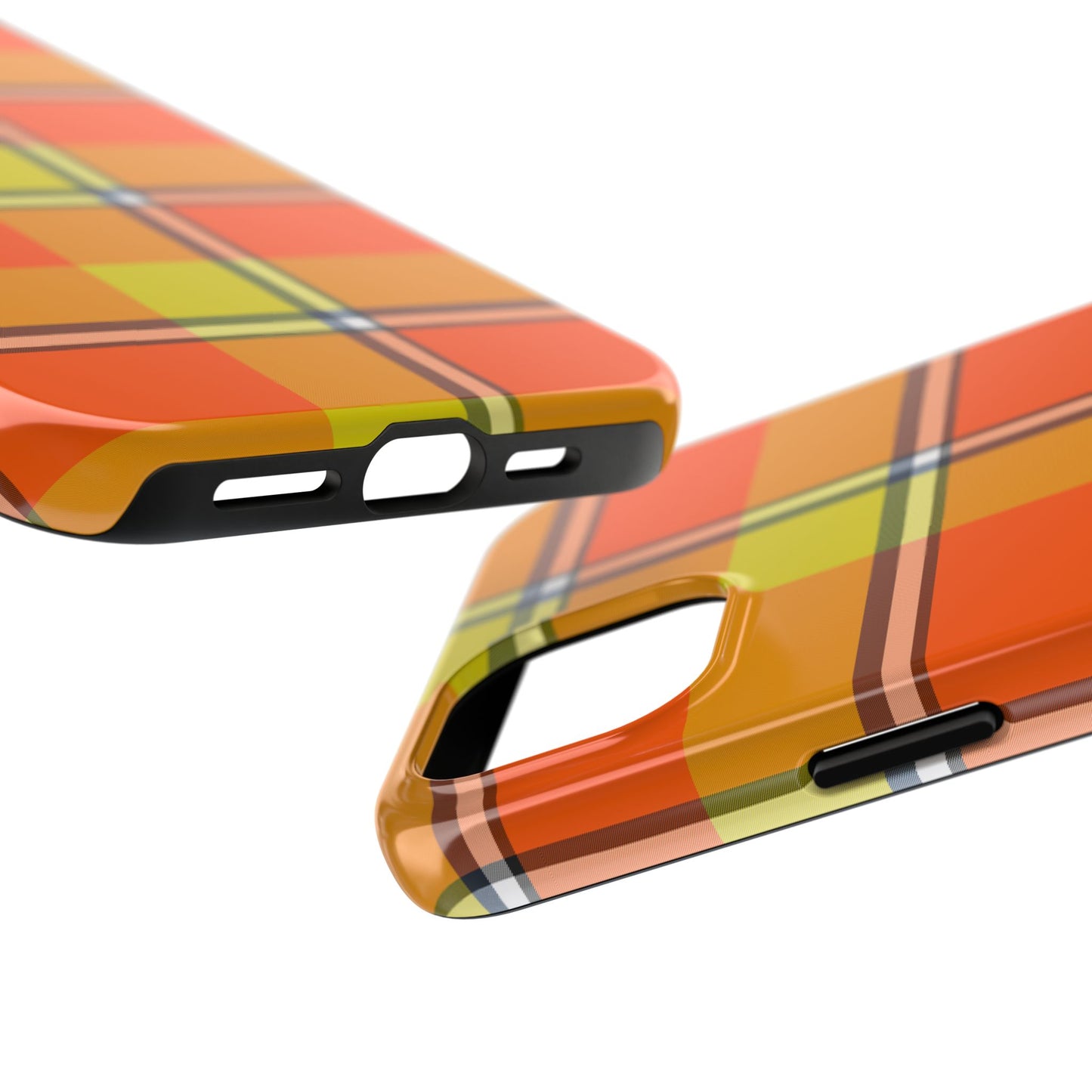 Vibrant Autumn Plaid Phone Case | Tough Phone Protector, Colorful Tech Accessory, Stylish Gift for Him/Her, Fun Birthday Present, Trendy - Celtic Scents