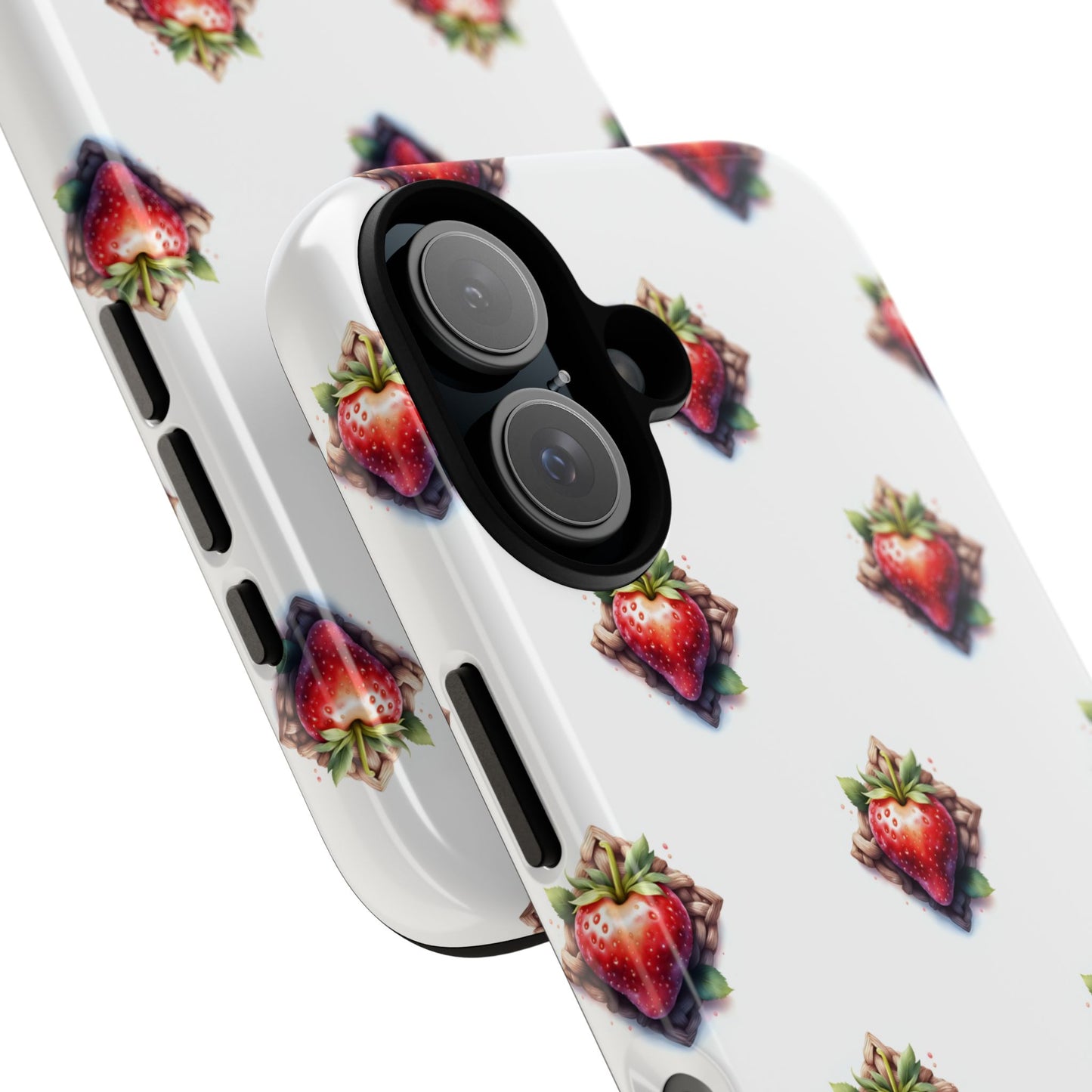 Strawberry Celtic Knot Phone Case, Cute Phone Cover, Gift for Her, Custom Smartphone Case, Funky Accessories, Valentine's Day Gift