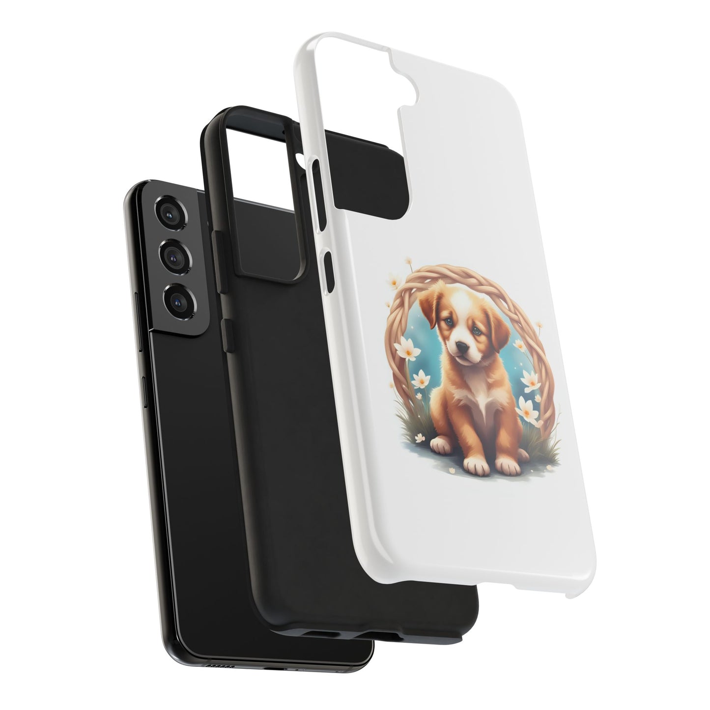 Cute Puppy Phone Case, Tough Case for Dog Lovers, Pet Gift, Protector Case for iPhone, Custom Phone Cover