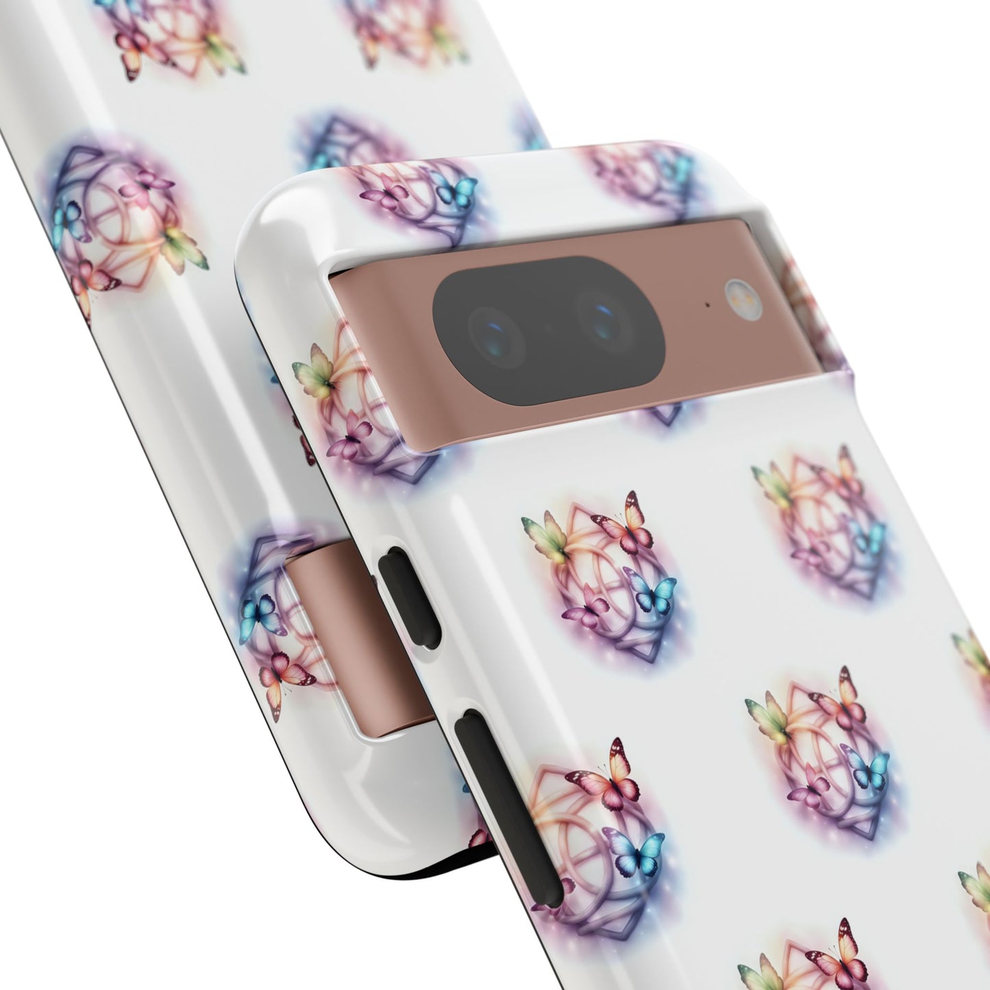 Colorful Butterflies Phone Case, Tough Cases, Cute Butterfly Lover Gift, Trendy Phone Cover, Nature Print Case