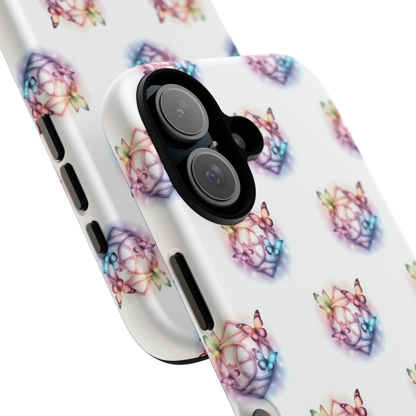 Colorful Butterflies Phone Case, Tough Cases, Cute Butterfly Lover Gift, Trendy Phone Cover, Nature Print Case