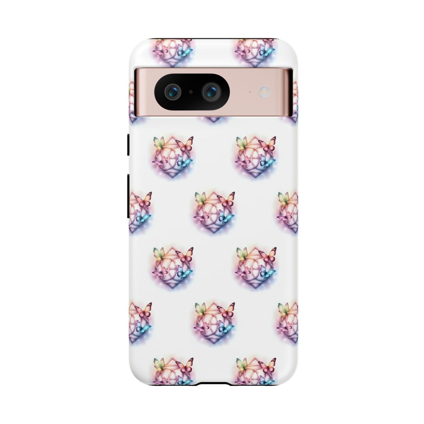 Colorful Butterflies Phone Case, Tough Cases, Cute Butterfly Lover Gift, Trendy Phone Cover, Nature Print Case