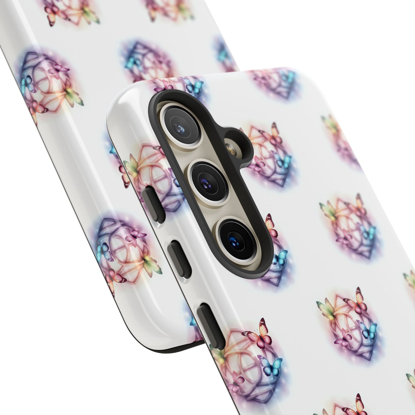 Colorful Butterflies Phone Case, Tough Cases, Cute Butterfly Lover Gift, Trendy Phone Cover, Nature Print Case