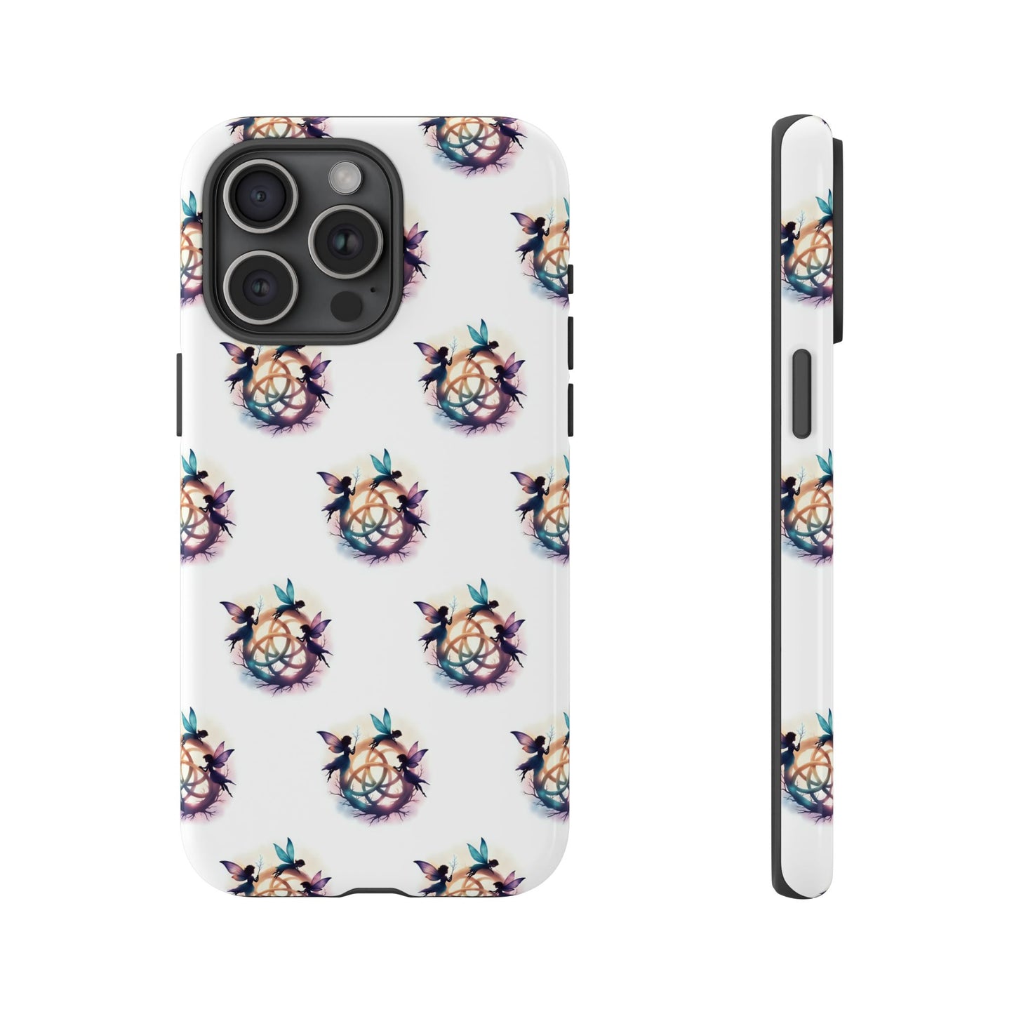 Tough Cases - Celtic Fairies Phone Case, Colorful Phone Cover, Fairy Lover Gift, Trendy Smartphone Accessory