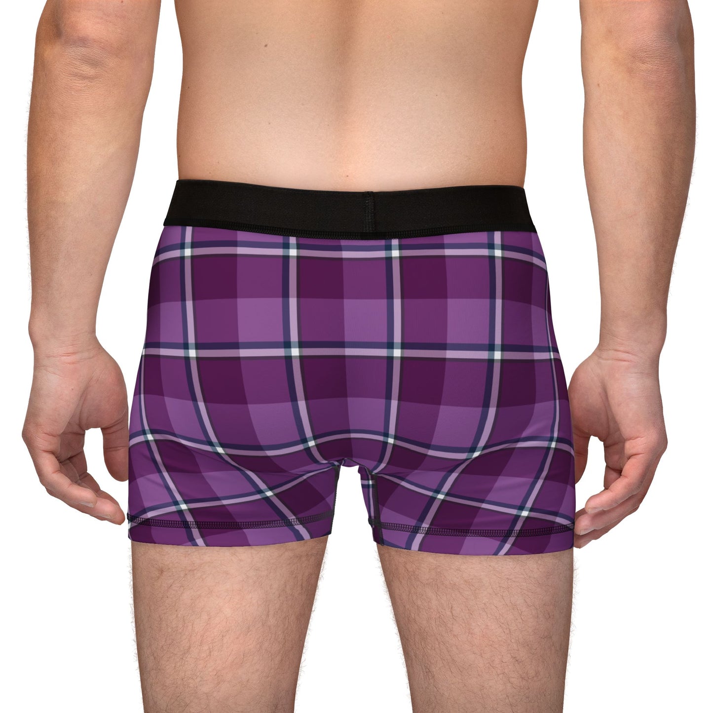 Plaid Men's Boxers, Fun Patterned Underwear, Comfortable Sleepwear, Gift for Him - Celtic Scents