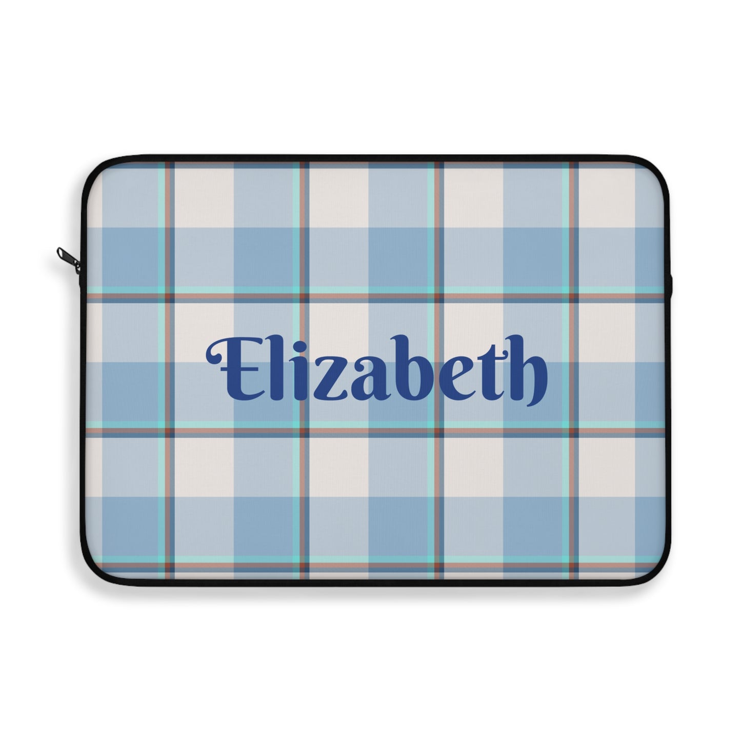 Personalized Plaid Laptop Sleeve, Stylish Tech Case, Custom Computer Sleeve - Celtic Scents