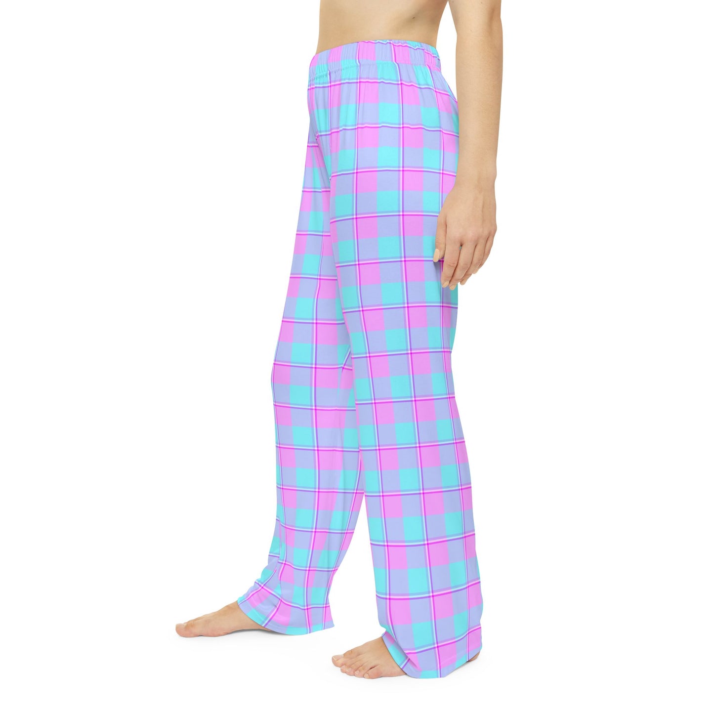 Vibrant Plaid Women's Pajama Pants, Cozy Loungewear for Sleep, Sleepover, Gifting, Travel, Weekend Relaxation - Celtic Scents