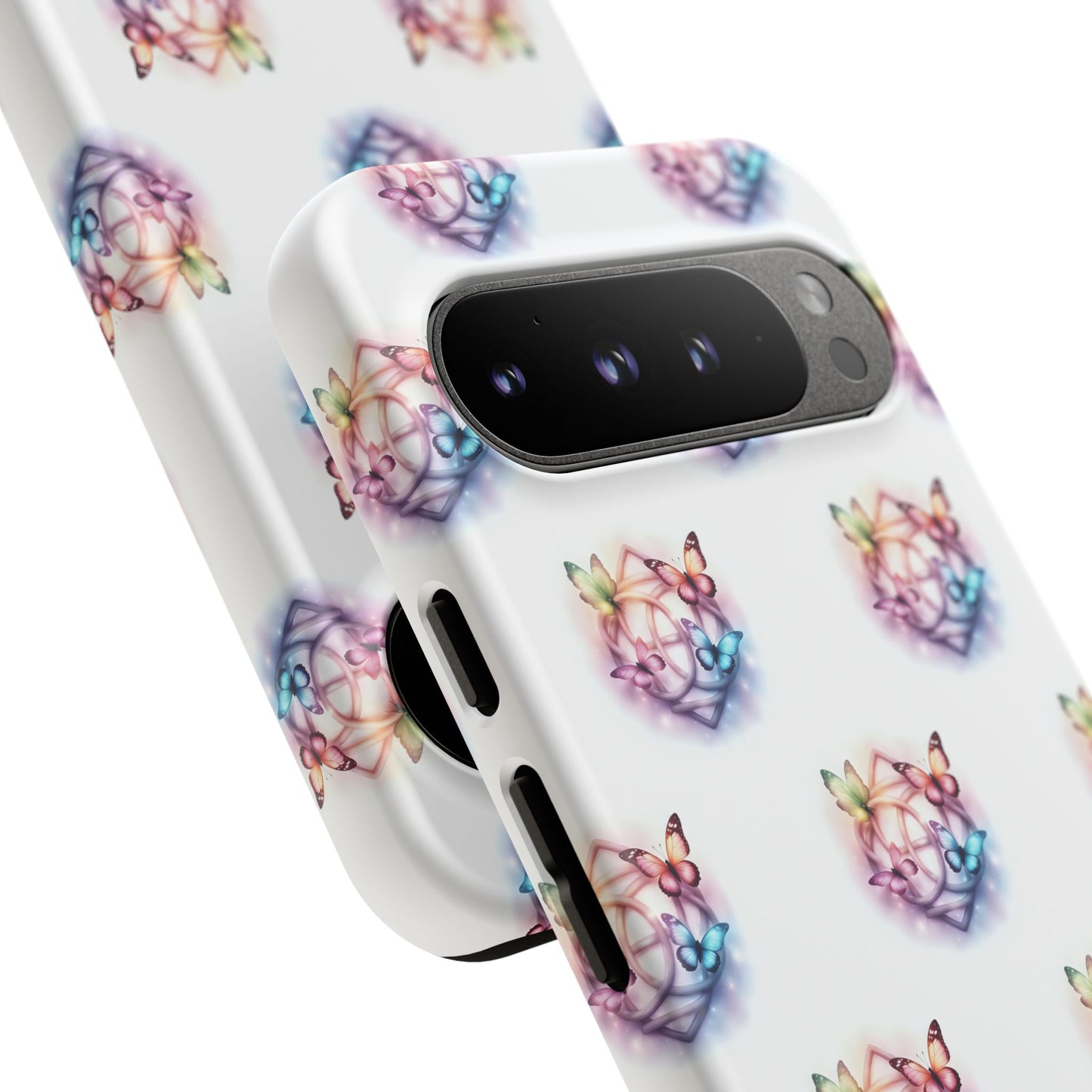 Colorful Butterflies Phone Case, Tough Cases, Cute Butterfly Lover Gift, Trendy Phone Cover, Nature Print Case