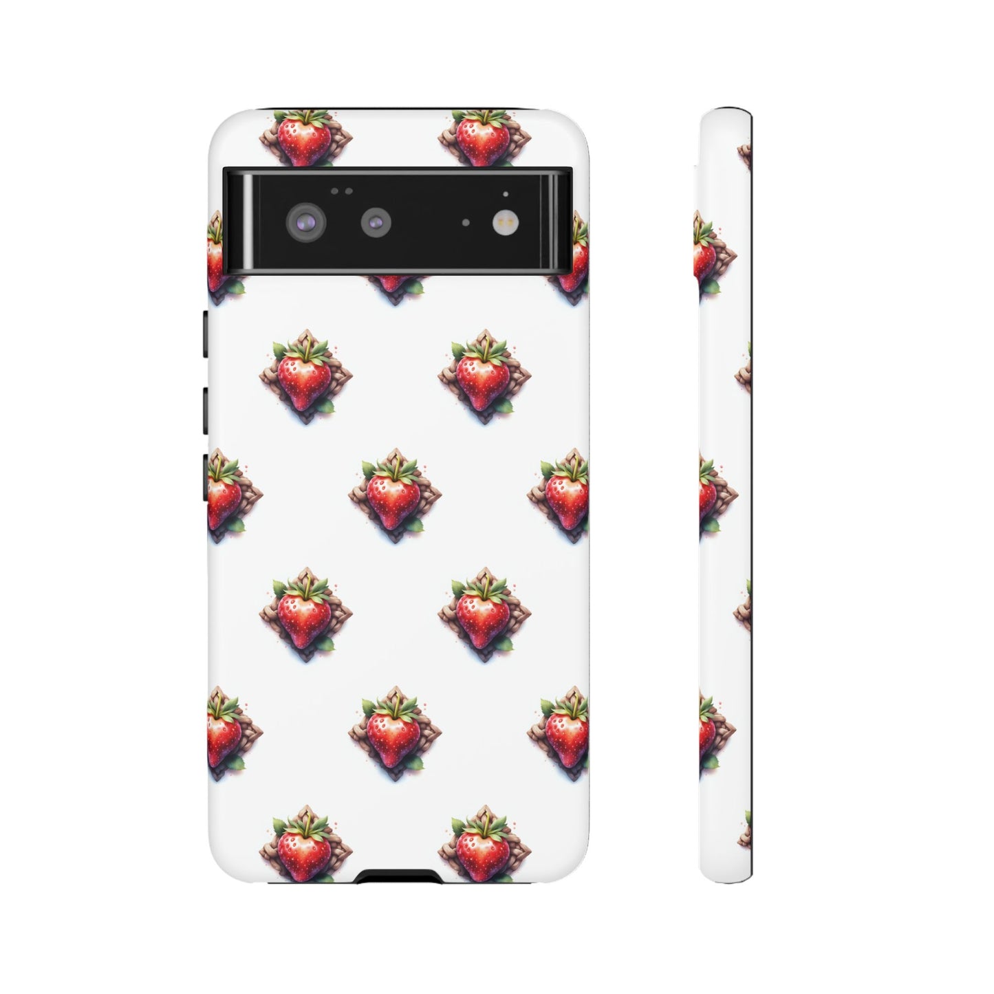 Strawberry Celtic Knot Phone Case, Cute Phone Cover, Gift for Her, Custom Smartphone Case, Funky Accessories, Valentine's Day Gift - Celtic Scents