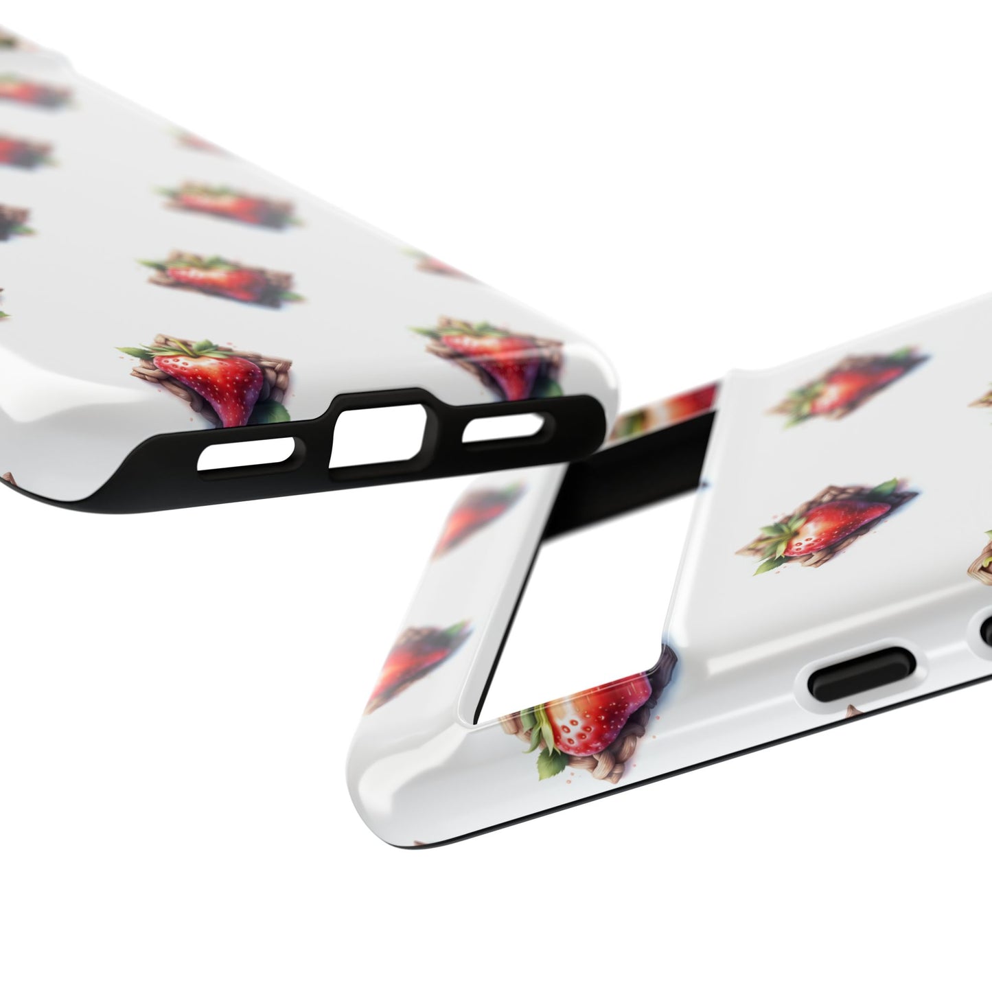 Strawberry Celtic Knot Phone Case, Cute Phone Cover, Gift for Her, Custom Smartphone Case, Funky Accessories, Valentine's Day Gift