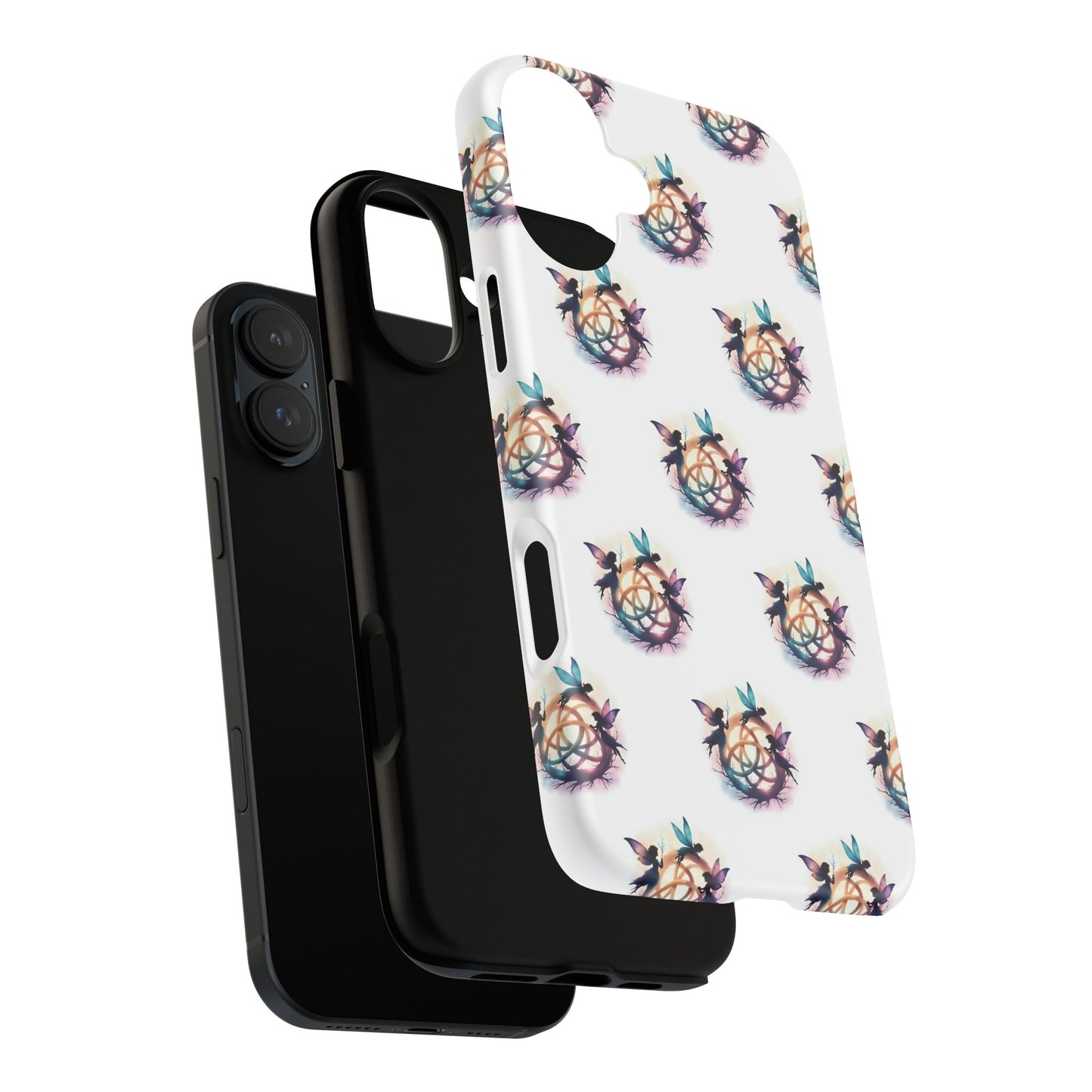 Tough Cases - Celtic Fairies Phone Case, Colorful Phone Cover, Fairy Lover Gift, Trendy Smartphone Accessory