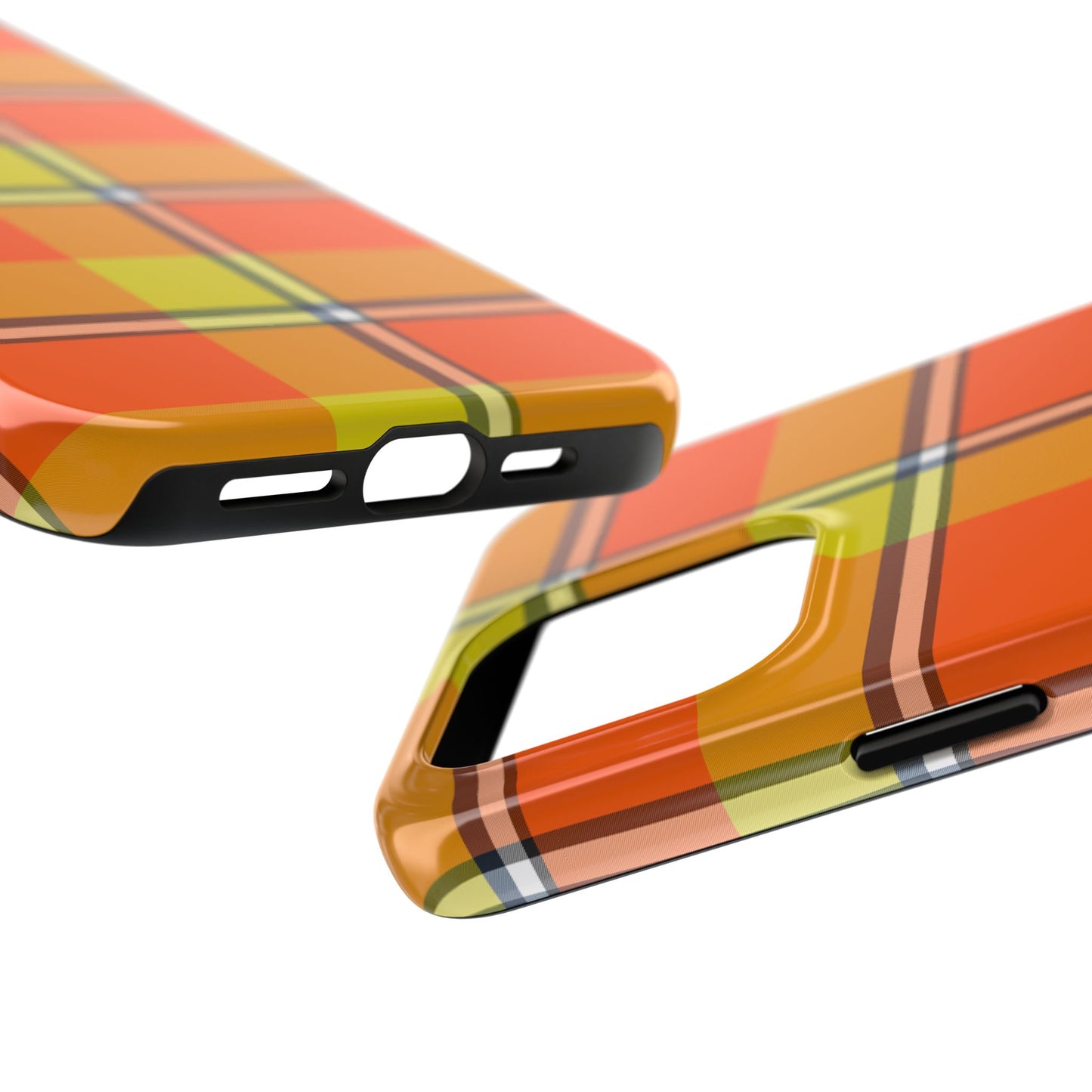 Vibrant Autumn Plaid Phone Case | Tough Phone Protector, Colorful Tech Accessory, Stylish Gift for Him/Her, Fun Birthday Present, Trendy - Celtic Scents