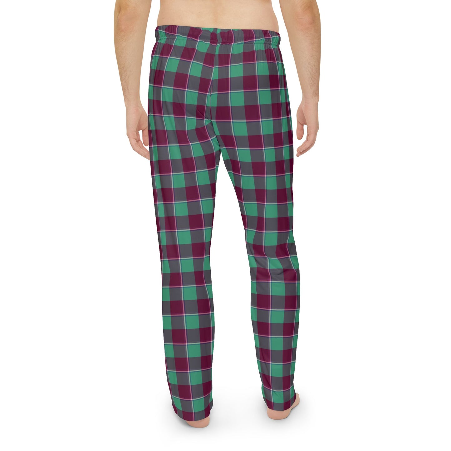 Cozy Plaid Men's Pajama Pants, Comfortable Sleepwear, Relaxation Wear, Holiday Gift, Casual Lounging - Celtic Scents