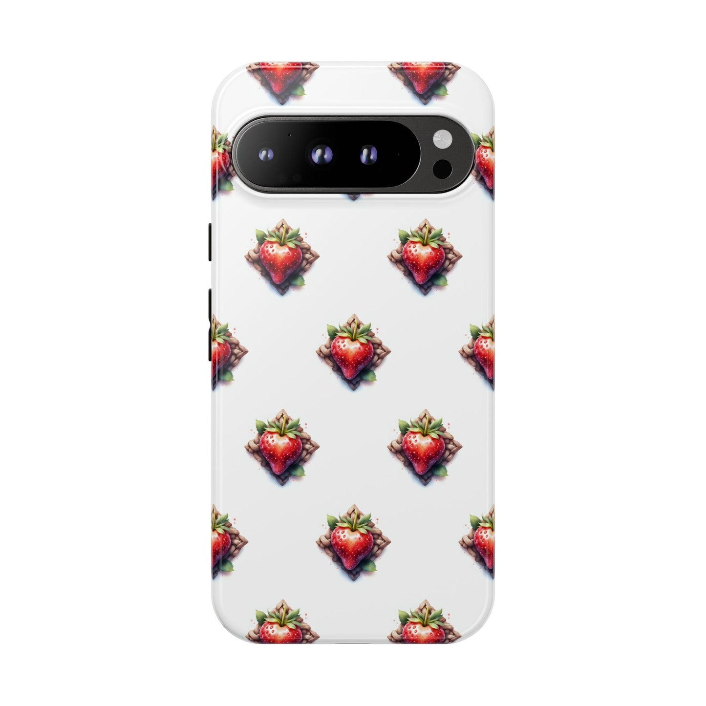 Strawberry Celtic Knot Phone Case, Cute Phone Cover, Gift for Her, Custom Smartphone Case, Funky Accessories, Valentine's Day Gift