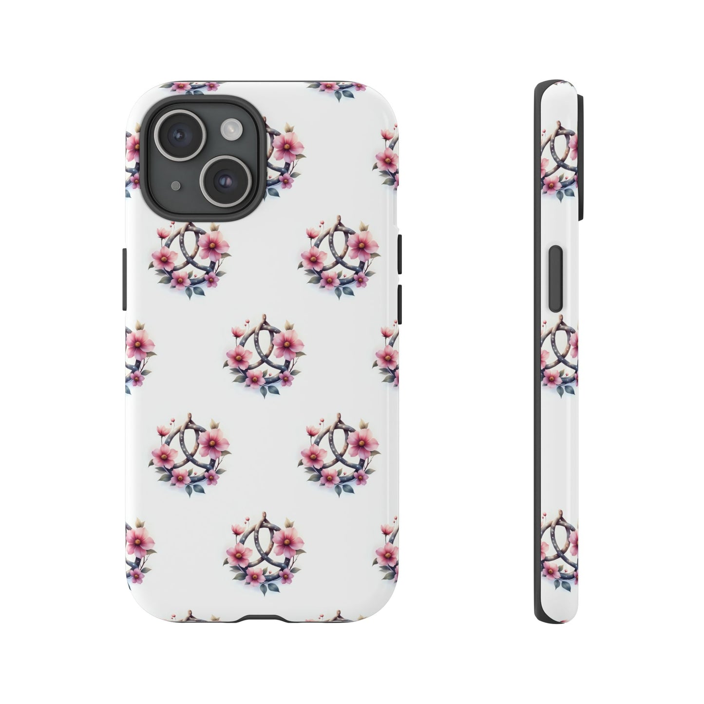 Floral Phone Case, Tough Phone Cover, Cute Protection for Mobile, Gift for Her, Celtic Knot Floral Pattern Case