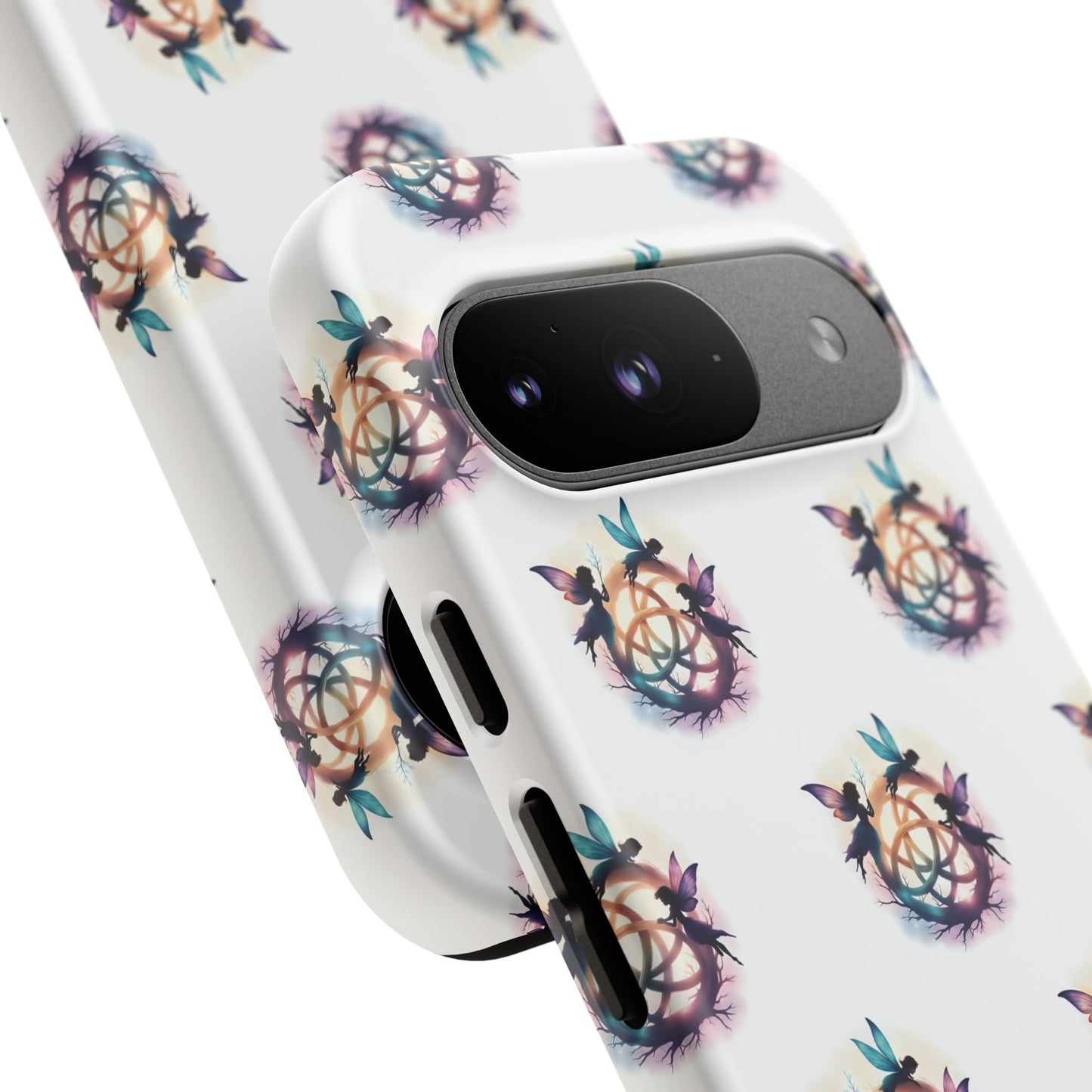 Tough Cases - Celtic Fairies Phone Case, Colorful Phone Cover, Fairy Lover Gift, Trendy Smartphone Accessory