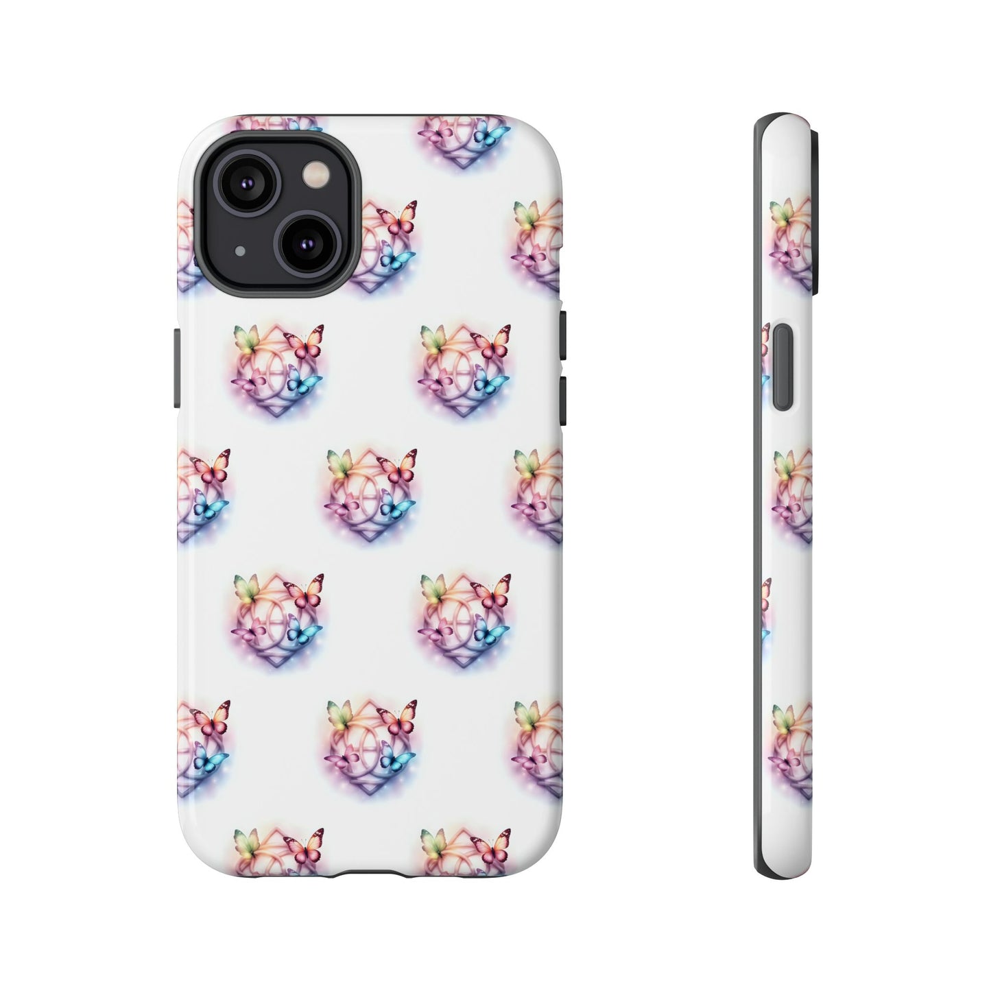 Colorful Butterflies Phone Case, Tough Cases, Cute Butterfly Lover Gift, Trendy Phone Cover, Nature Print Case - Celtic Scents