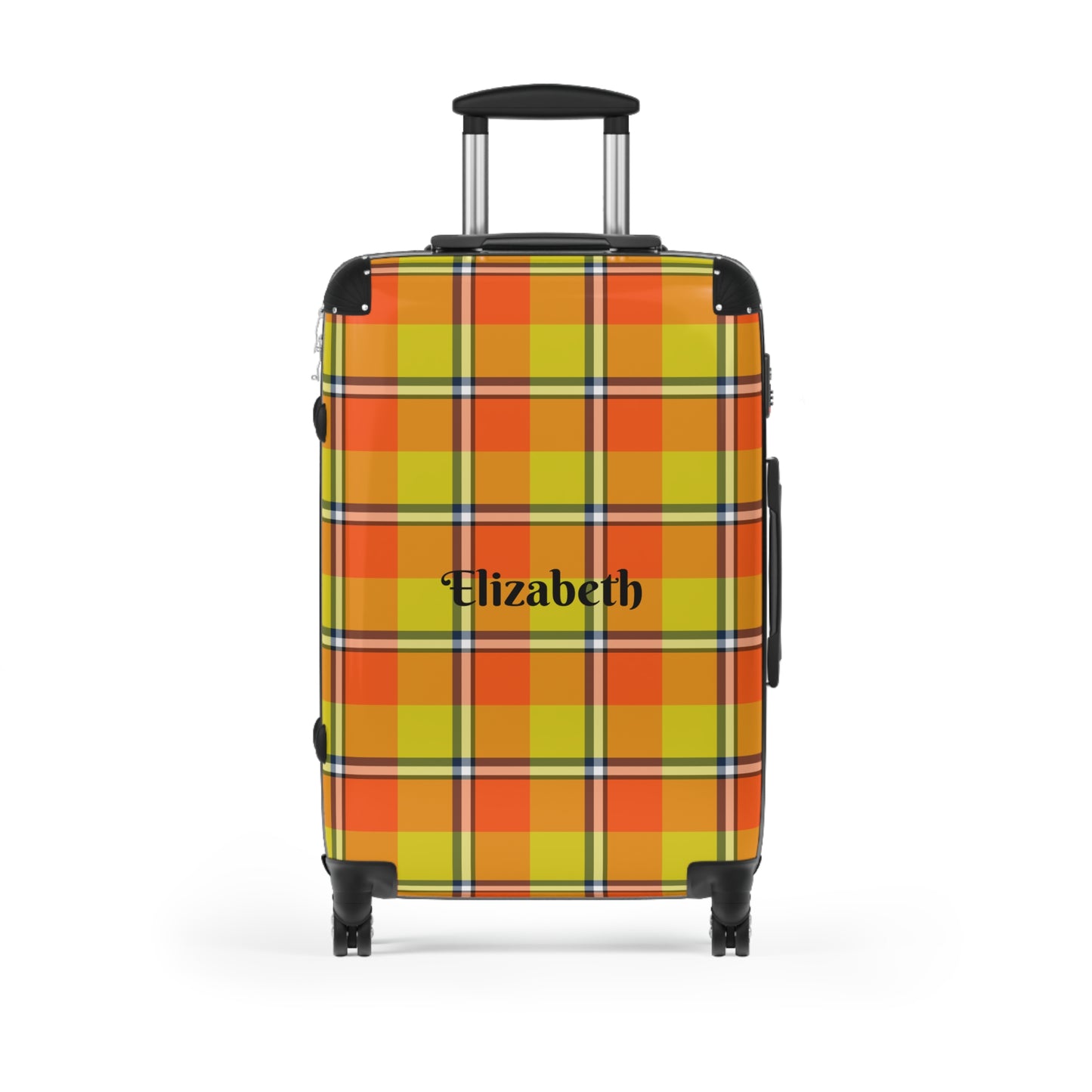 Personalized Plaid Suitcase, Custom Travel Luggage, Stylish Bag for Vacation, Business Trip, or Weekend Getaway - Celtic Scents