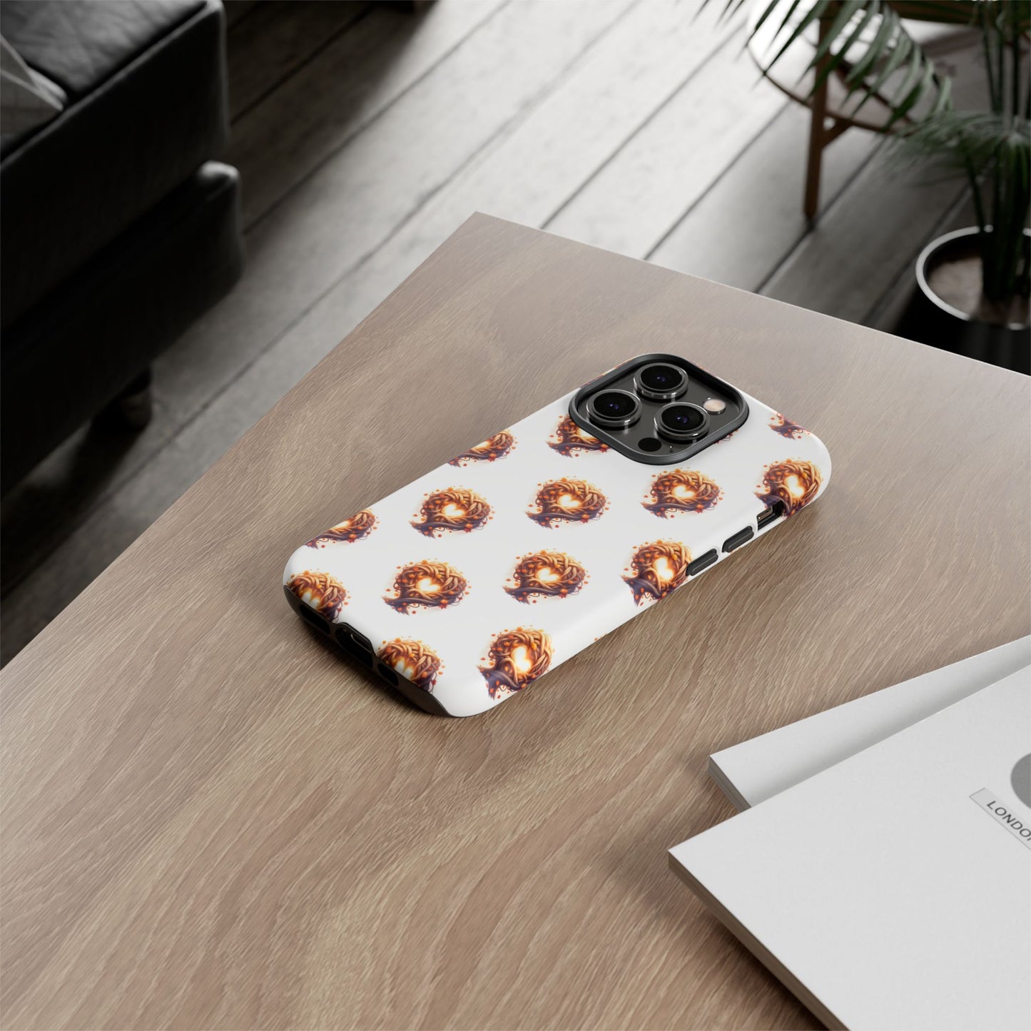Stylish Phone Case, Tough Cases with Unique Design, Durable Smartphone Cover, Gift for Tech Lovers, Trendy Phone Accessory, Autumn Design