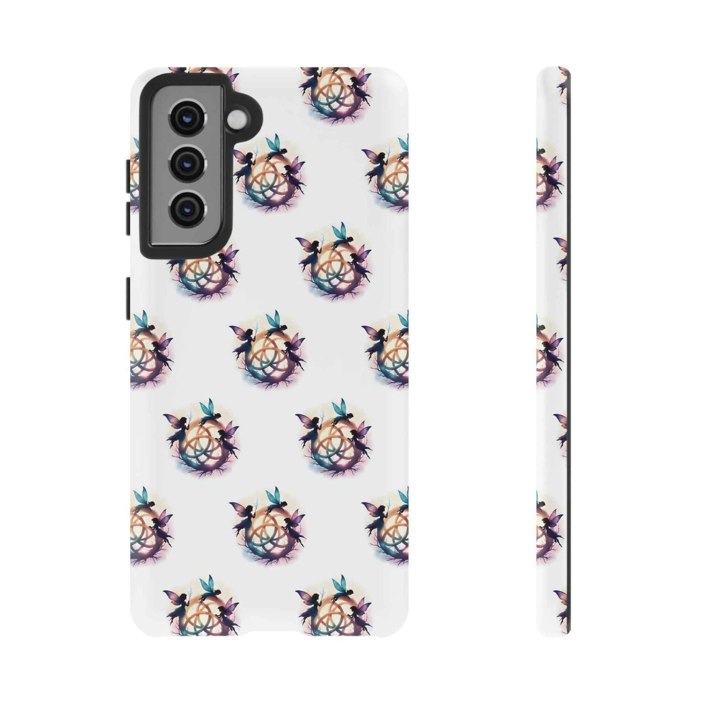 Tough Cases - Celtic Fairies Phone Case, Colorful Phone Cover, Fairy Lover Gift, Trendy Smartphone Accessory