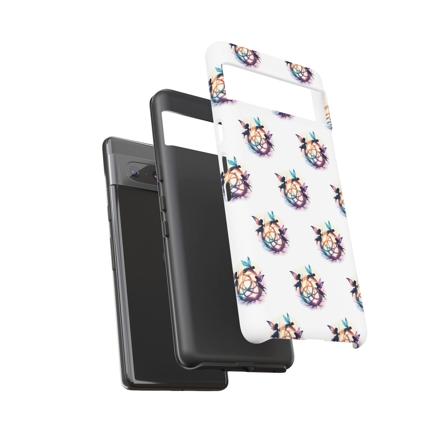 Tough Cases - Celtic Fairies Phone Case, Colorful Phone Cover, Fairy Lover Gift, Trendy Smartphone Accessory