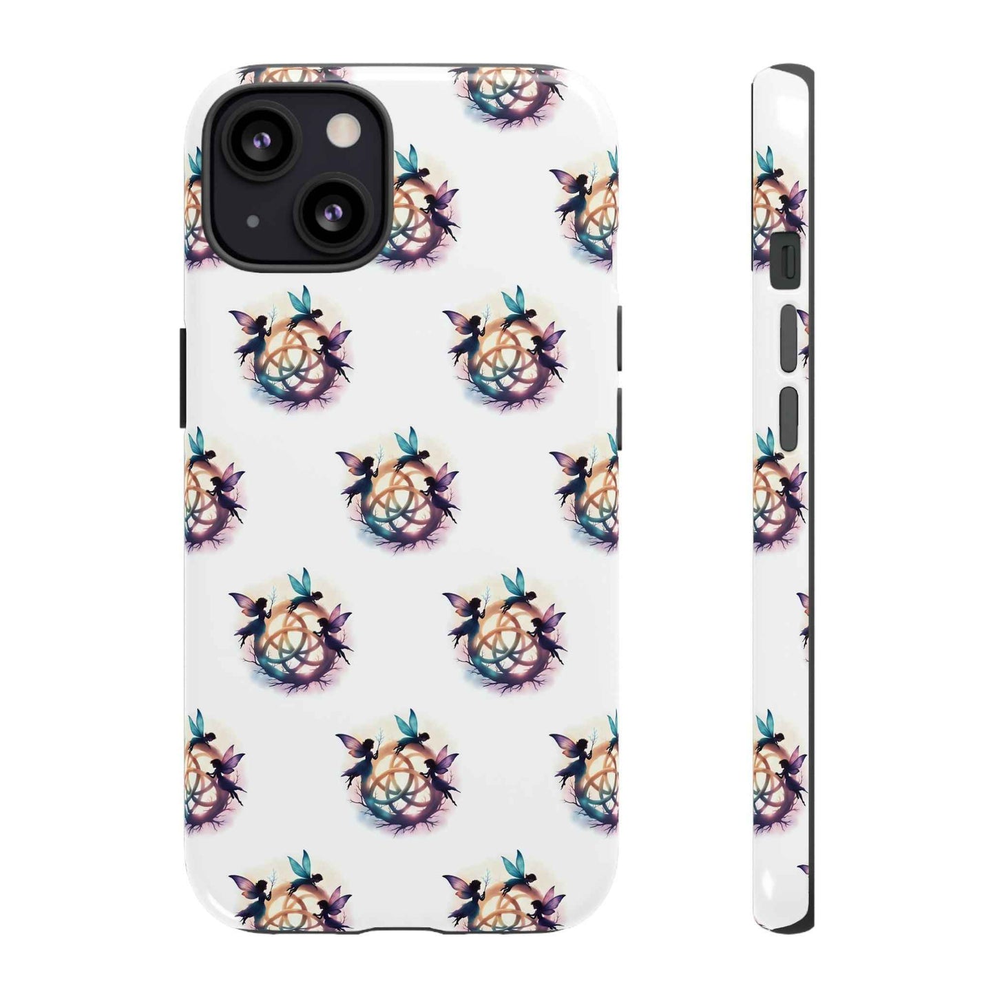 Tough Cases - Celtic Fairies Phone Case, Colorful Phone Cover, Fairy Lover Gift, Trendy Smartphone Accessory