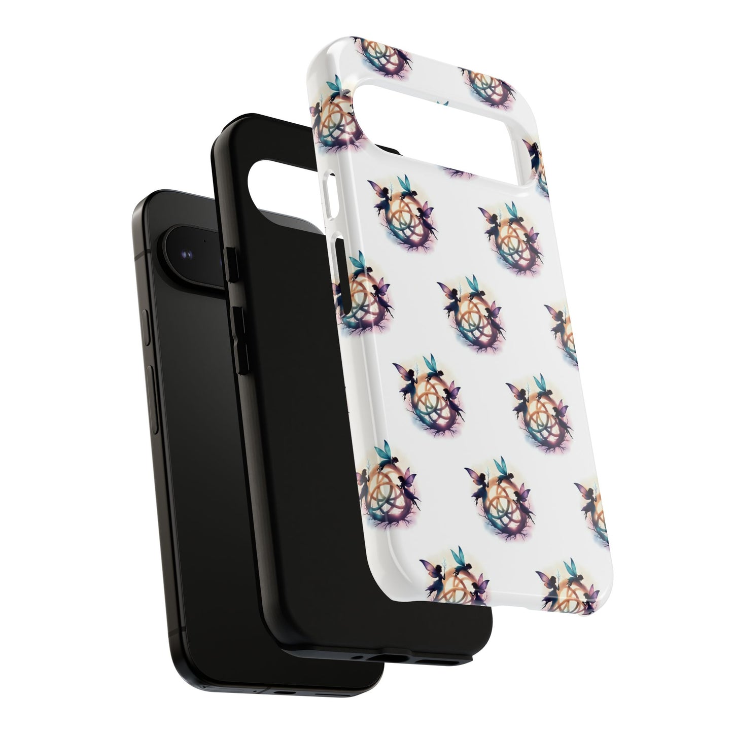 Tough Cases - Celtic Fairies Phone Case, Colorful Phone Cover, Fairy Lover Gift, Trendy Smartphone Accessory