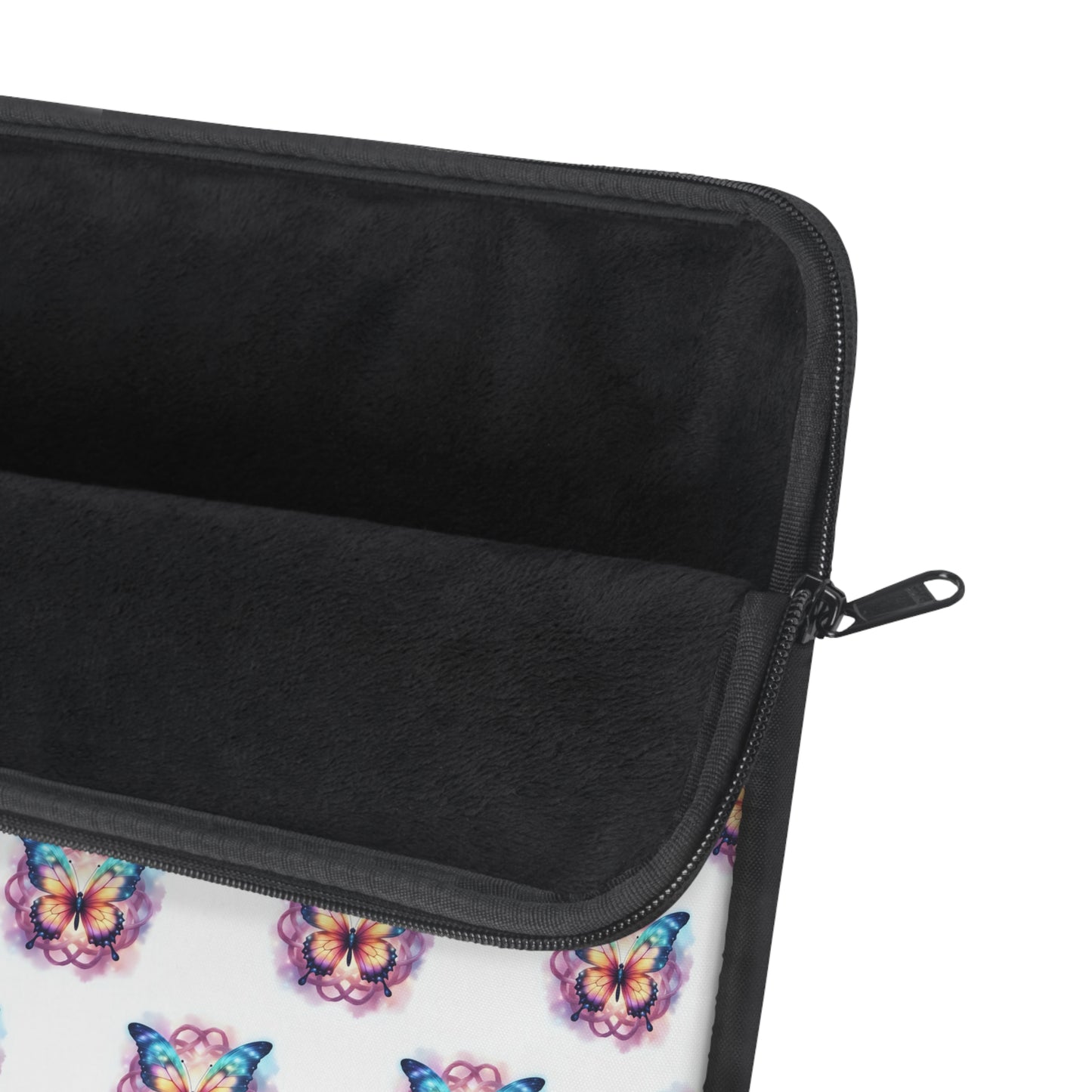Colorful Butterfly Design Laptop Sleeve, Padded Computer Case, Cute Tech Accessory, Gift for Students - Celtic Scents