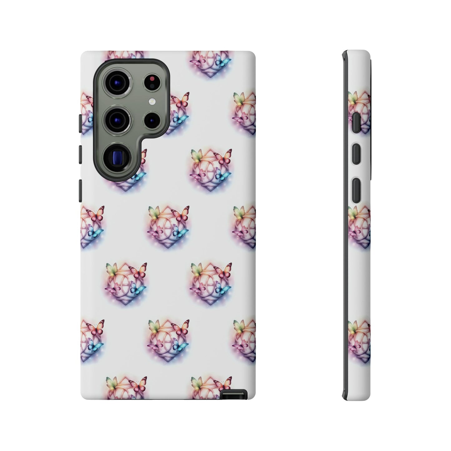 Colorful Butterflies Phone Case, Tough Cases, Cute Butterfly Lover Gift, Trendy Phone Cover, Nature Print Case - Celtic Scents