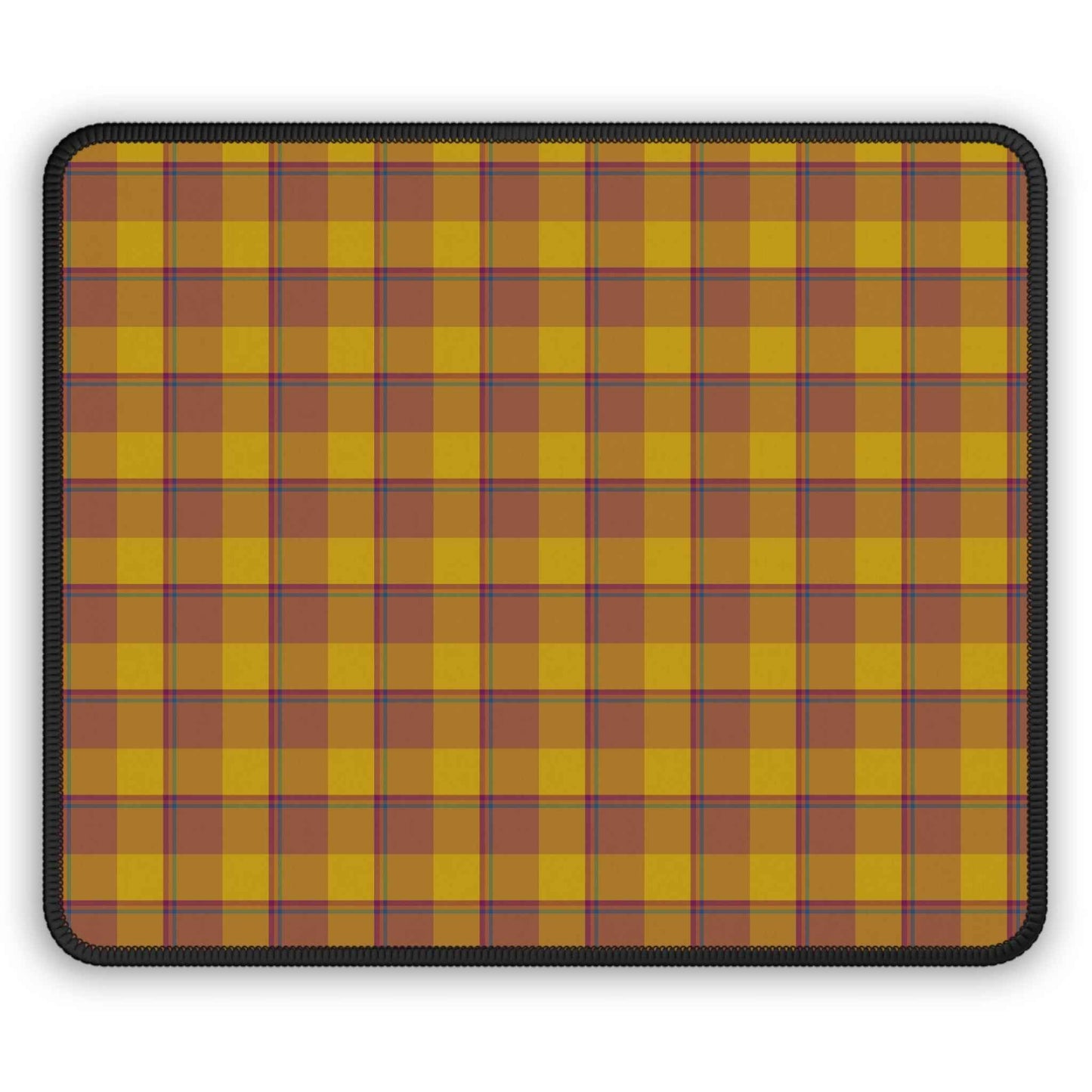 Plaid Gaming Mouse Pad, Cozy Home Office Accessory, Great for Gamers, Gifts for Video Game Lovers, Birthday & Holiday Decor