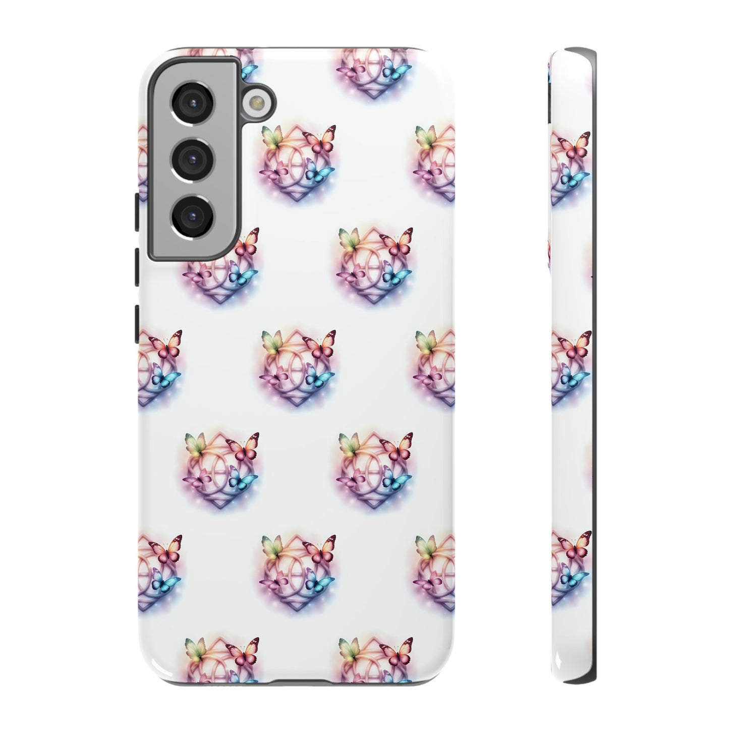 Colorful Butterflies Phone Case, Tough Cases, Cute Butterfly Lover Gift, Trendy Phone Cover, Nature Print Case - Celtic Scents