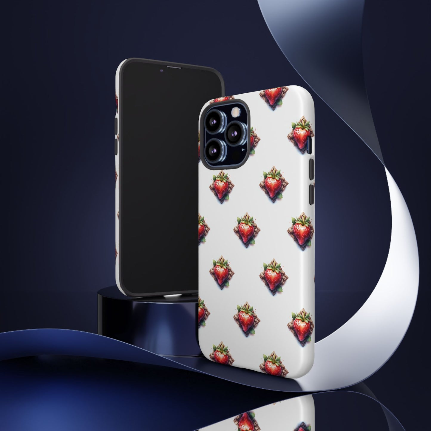 Strawberry Celtic Knot Phone Case, Cute Phone Cover, Gift for Her, Custom Smartphone Case, Funky Accessories, Valentine's Day Gift