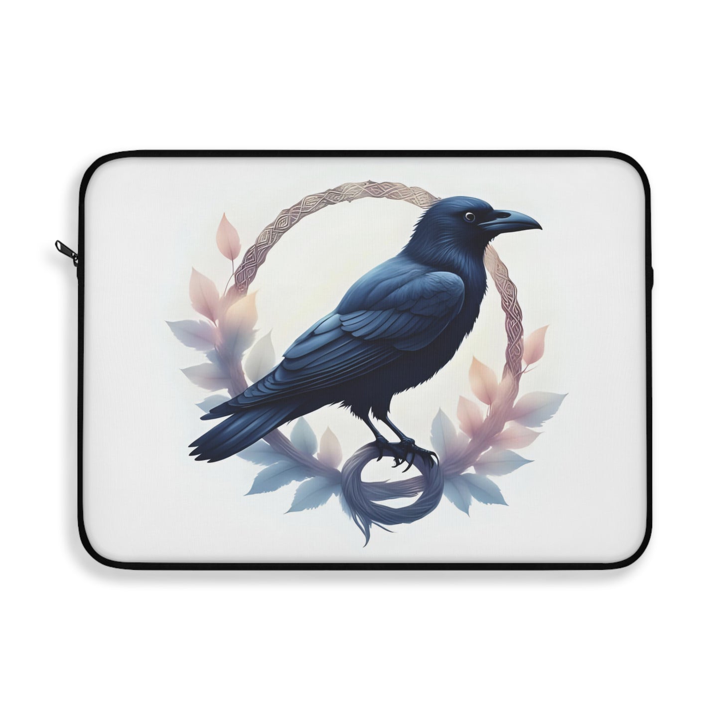 Elegant Raven Laptop Sleeve, Raven Design, Gothic Decor, Tech Accessory, Gift for Him, Laptop Bag, MacBook Case - Celtic Scents