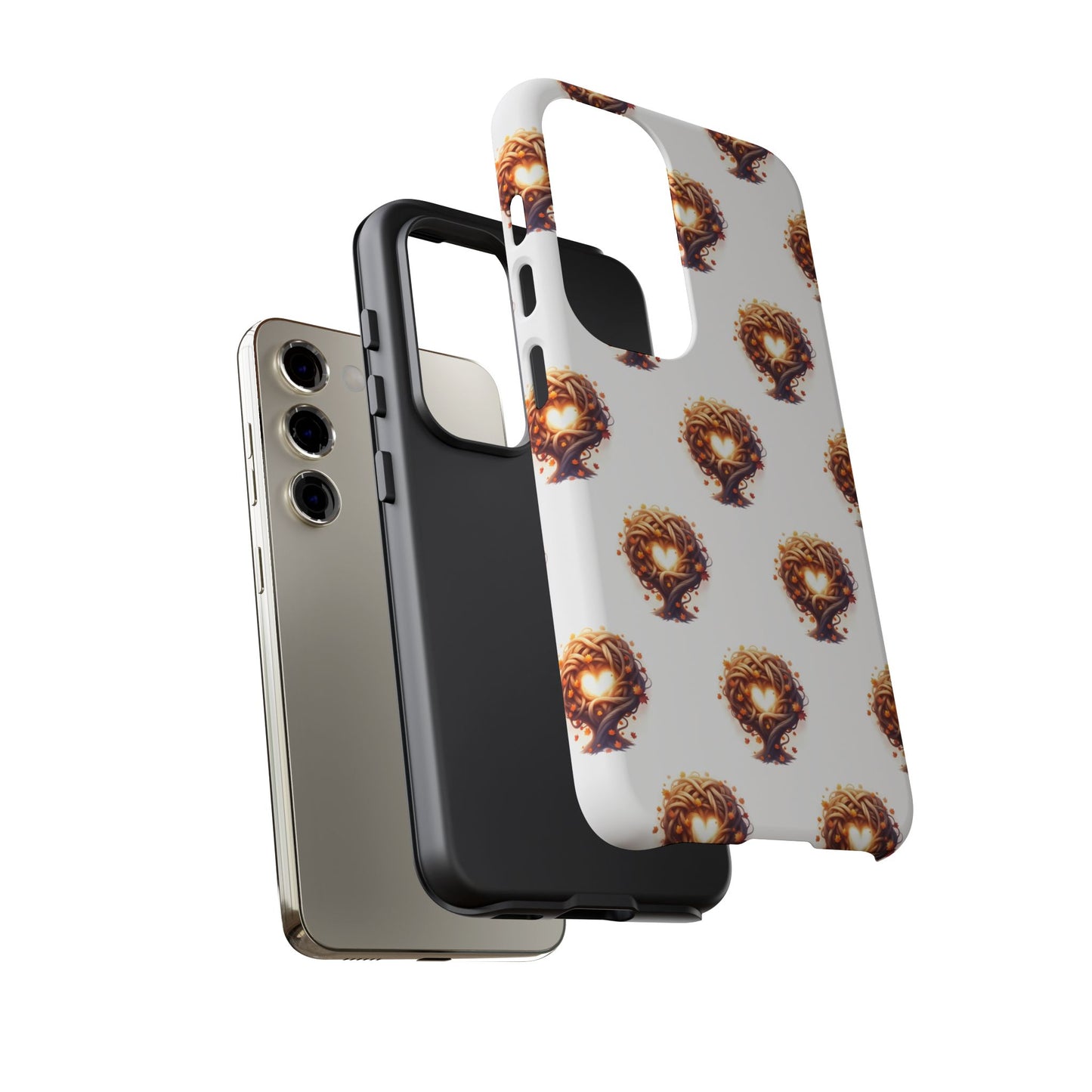 Stylish Phone Case, Tough Cases with Unique Design, Durable Smartphone Cover, Gift for Tech Lovers, Trendy Phone Accessory, Autumn Design
