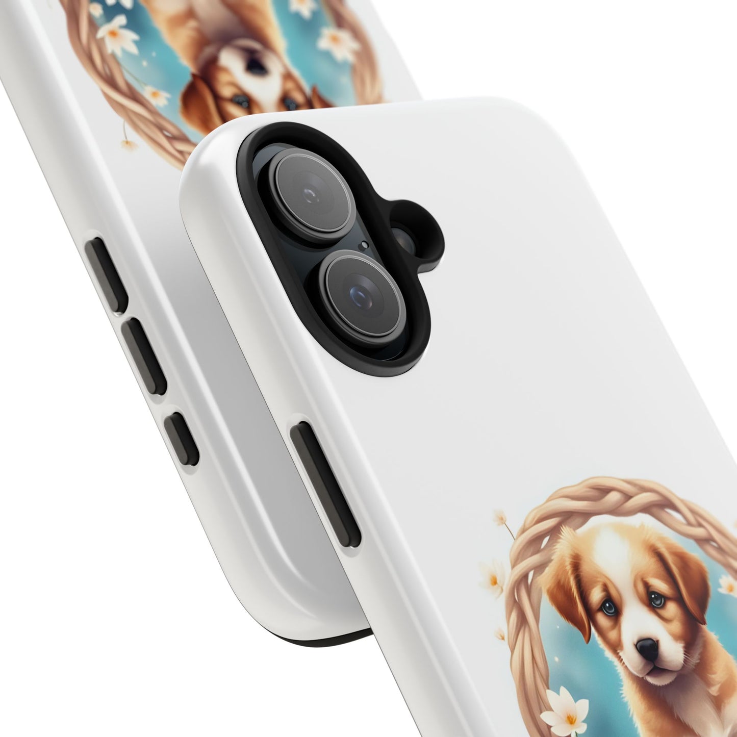 Cute Puppy Phone Case, Tough Case for Dog Lovers, Pet Gift, Protector Case for iPhone, Custom Phone Cover